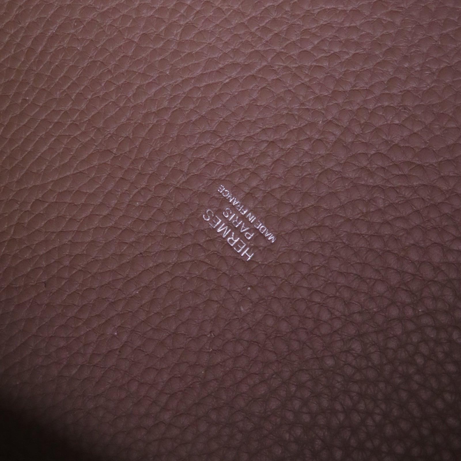 HERMES Clemence皮革Picotin MM Tote Bag銀扣手挽袋Etoupe/大象灰色