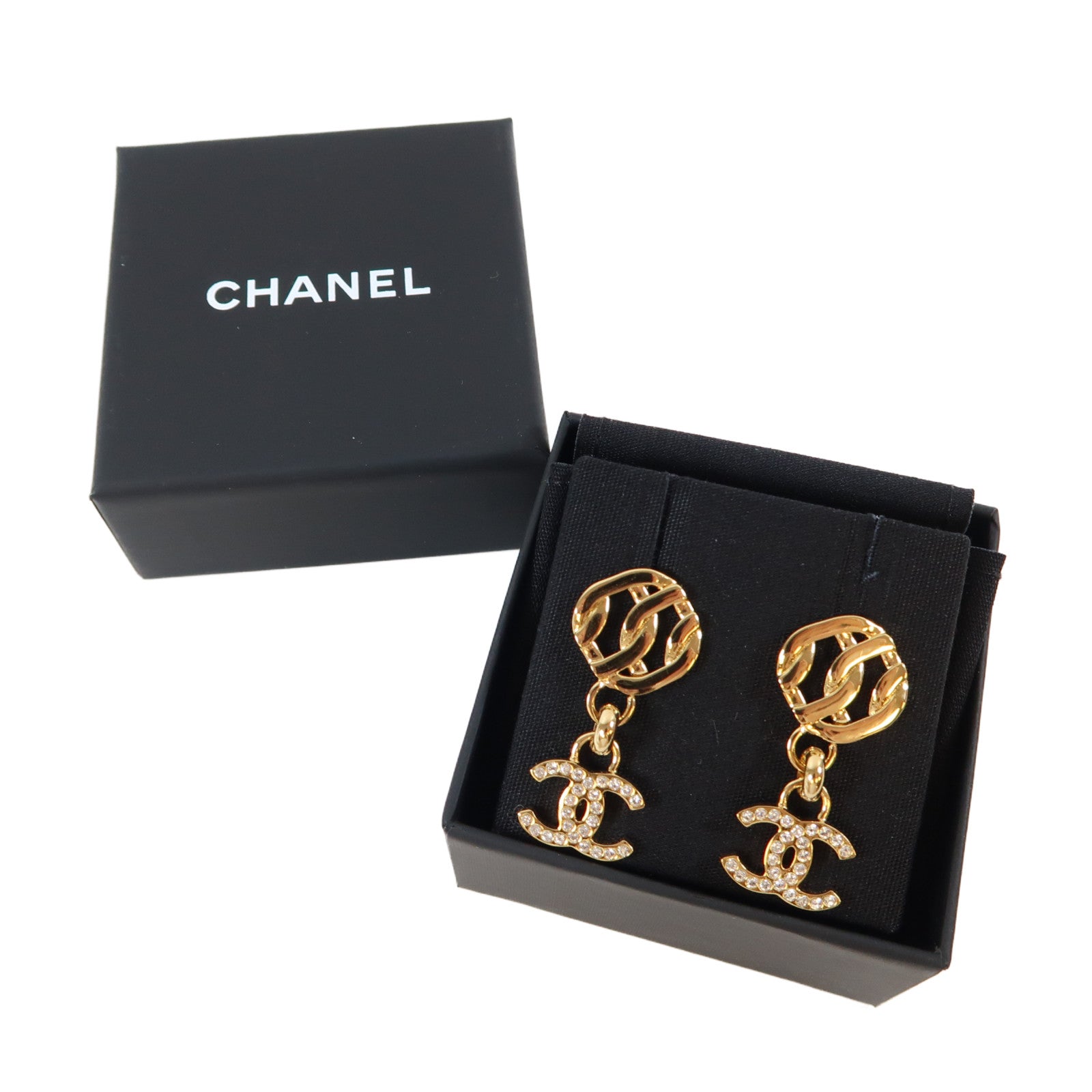 CHANEL 金屬Earrings耳環金色