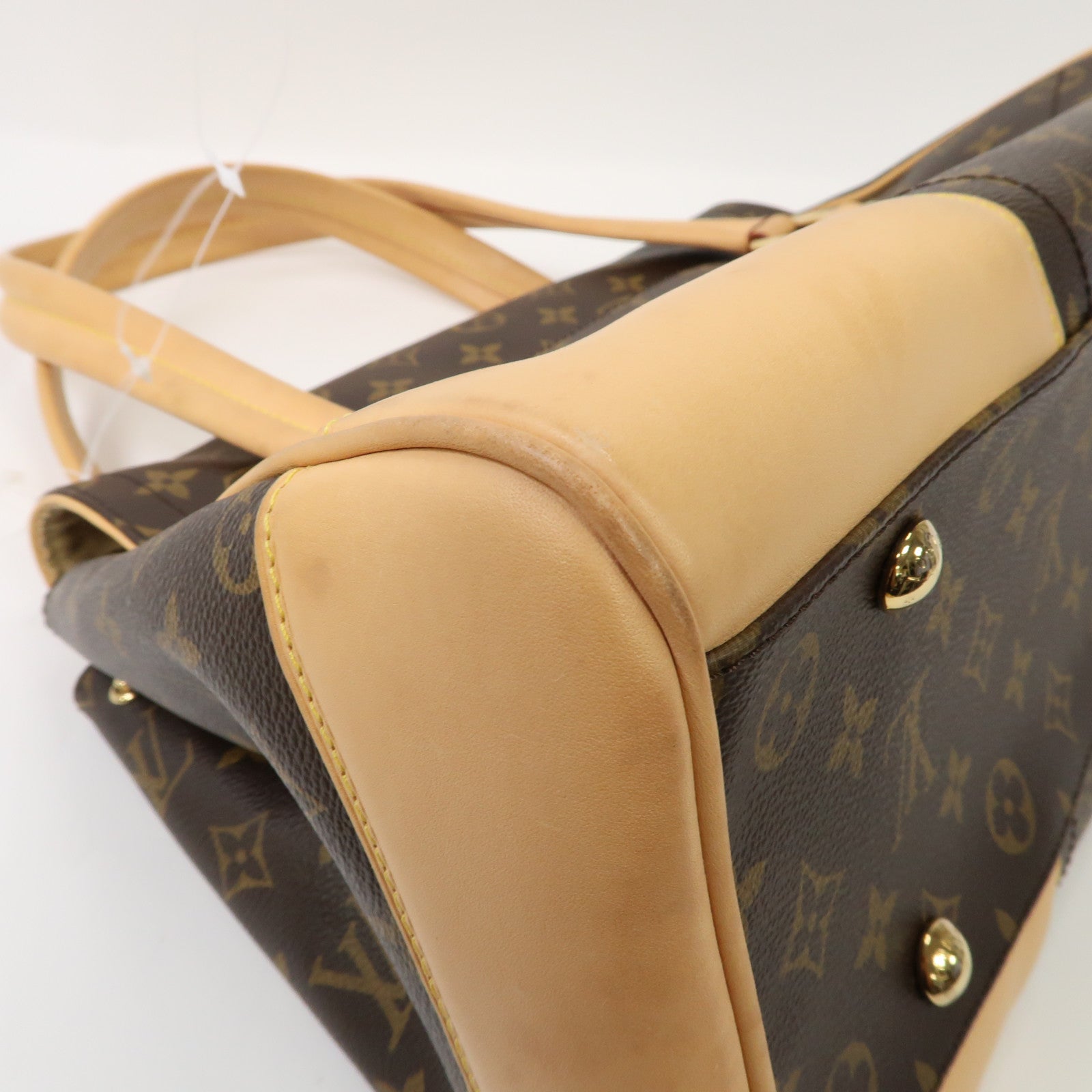 LOUIS VUITTON Monogram Beverly GM金扣肩背袋啡色