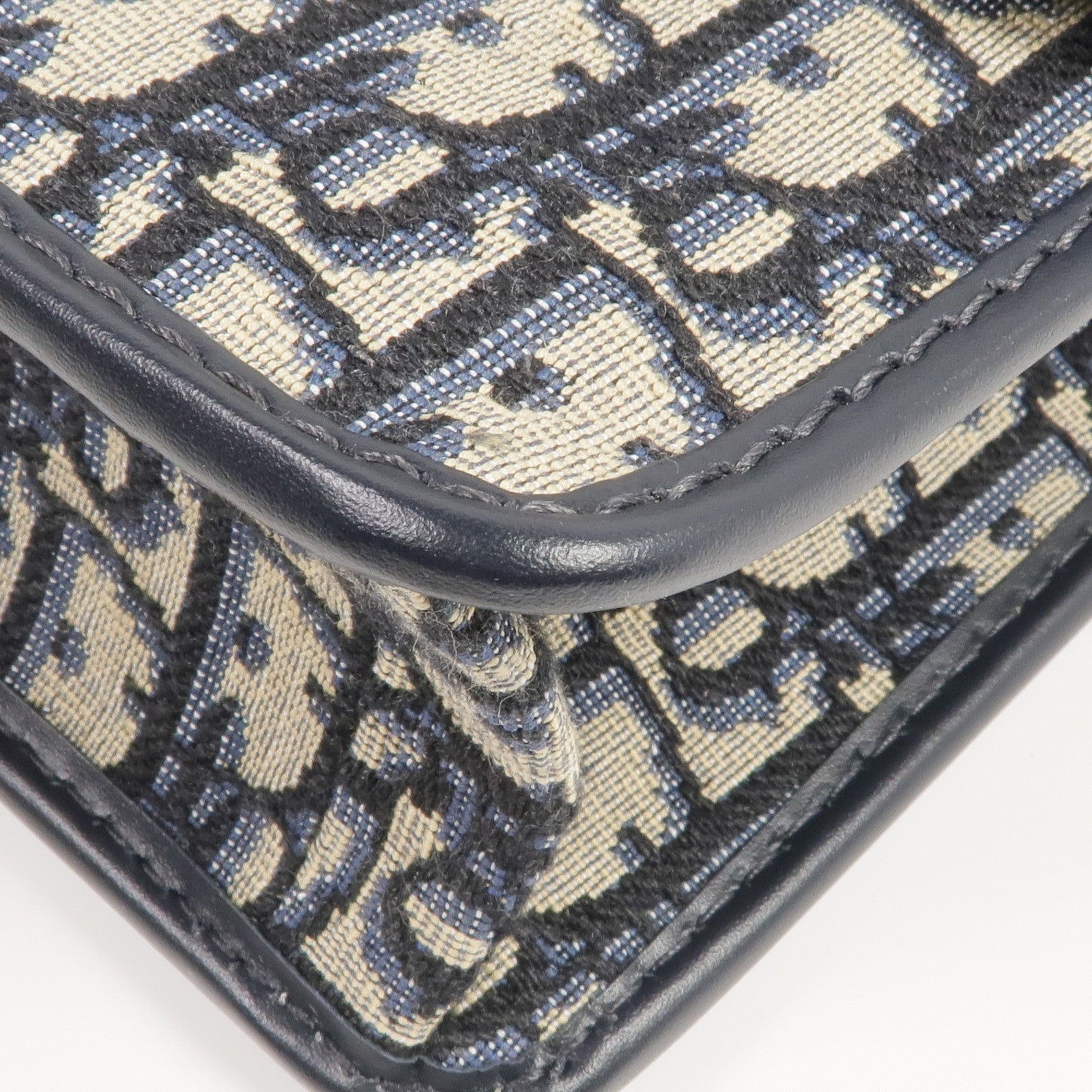 Dior 帆布Oblique 30 Montaigne金扣肩背袋