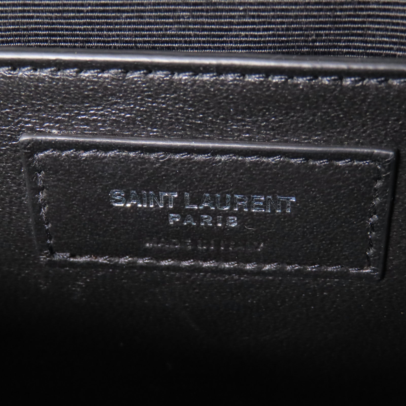 SAINT LAURENT 牛皮皮革Kate Medium銀扣鏈帶肩背袋