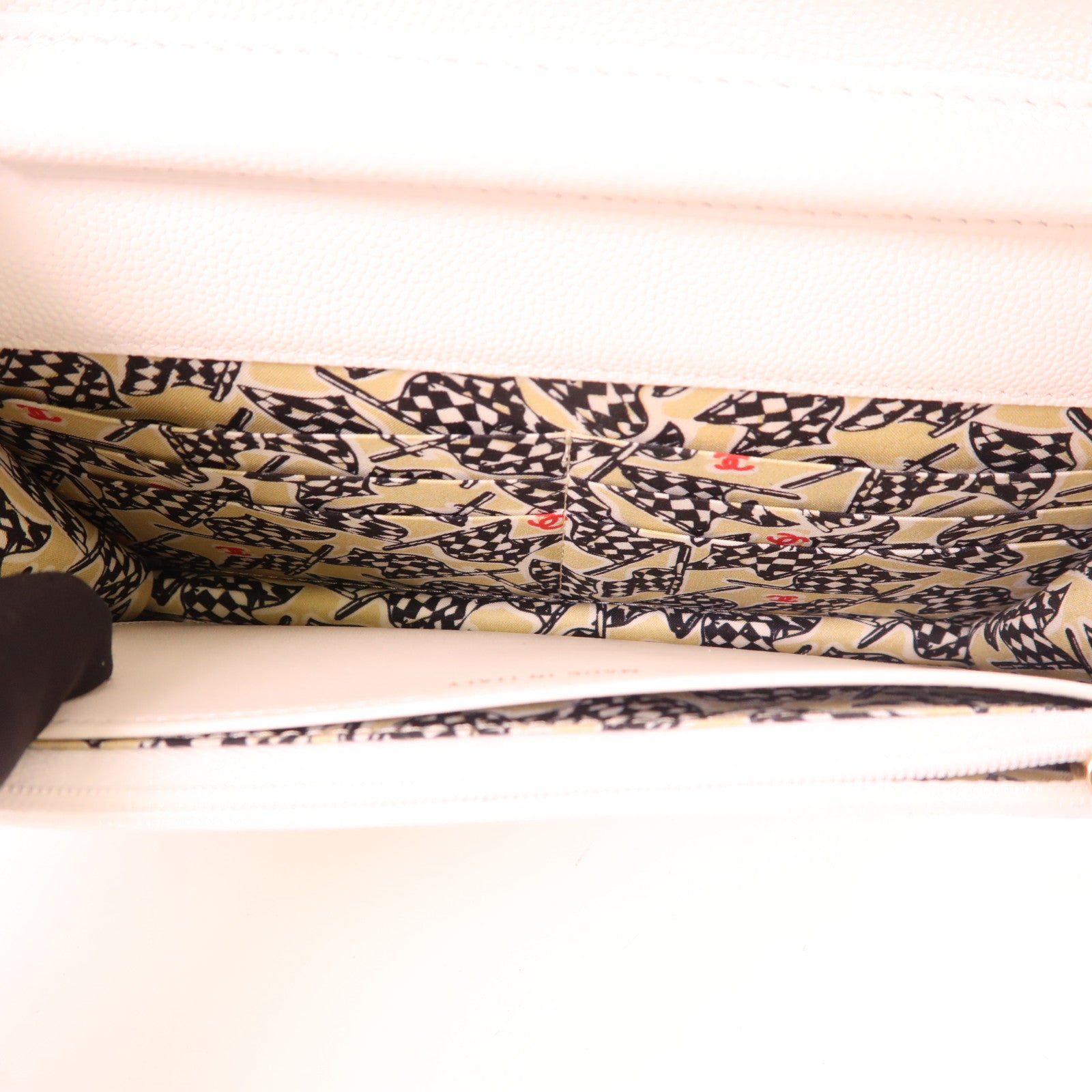 CHANEL 牛皮皮革WOC Wallet On Chain金扣鏈帶肩背袋