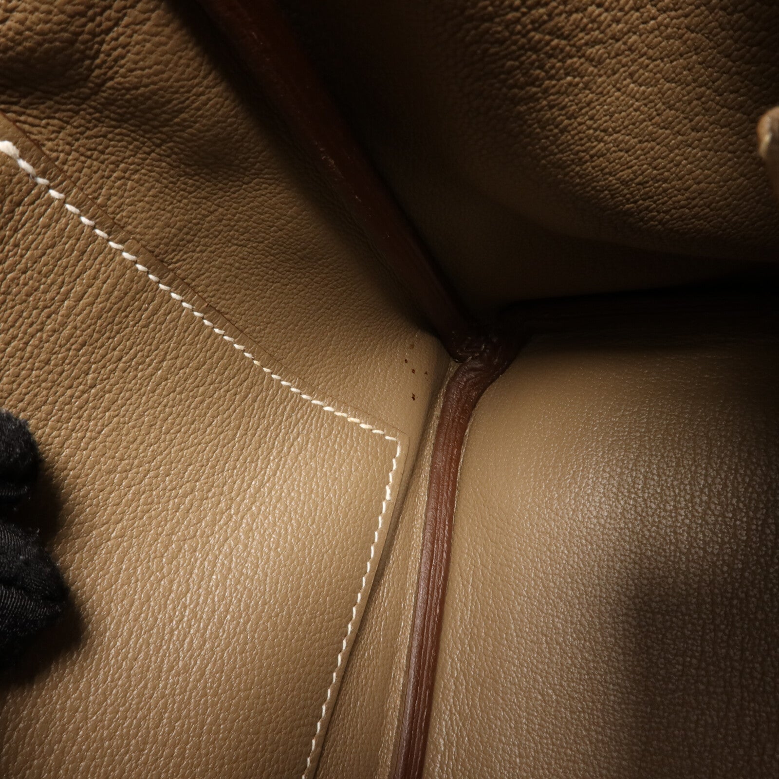 HERMES Togo皮革Birkin 25手挽袋Etoupe