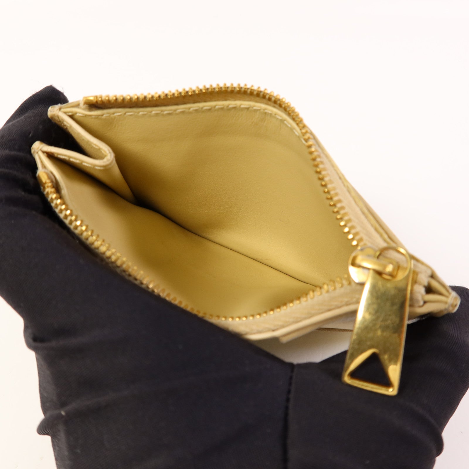 BOTTEGA VENETA 羊皮皮革Card Case金扣卡片套