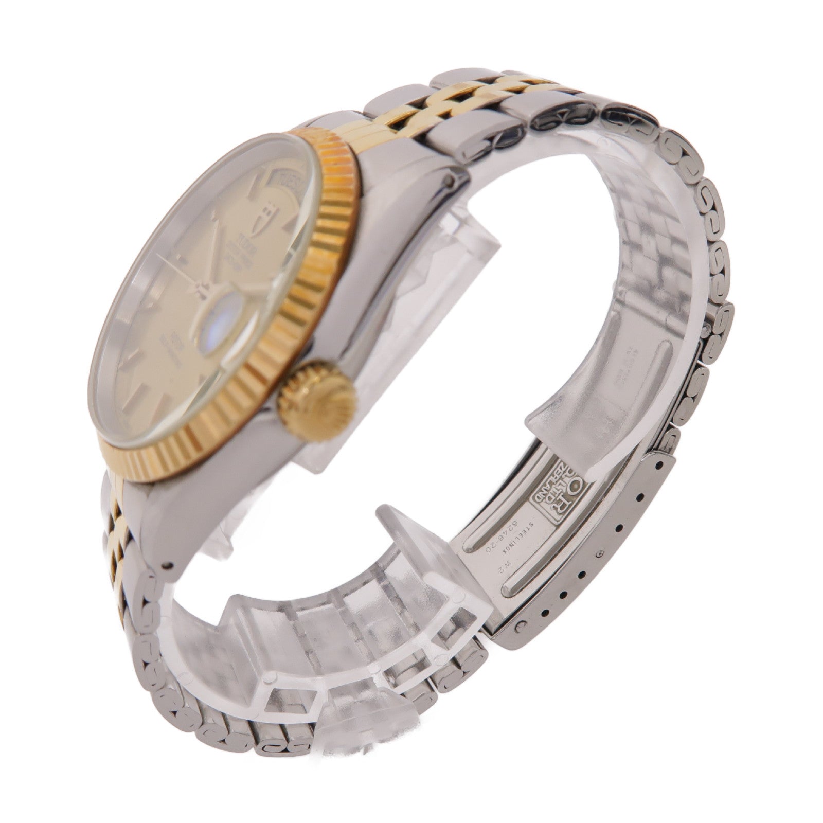 TUDOR Oyster Prince Day Date不鏽鋼手錶自動機芯金色