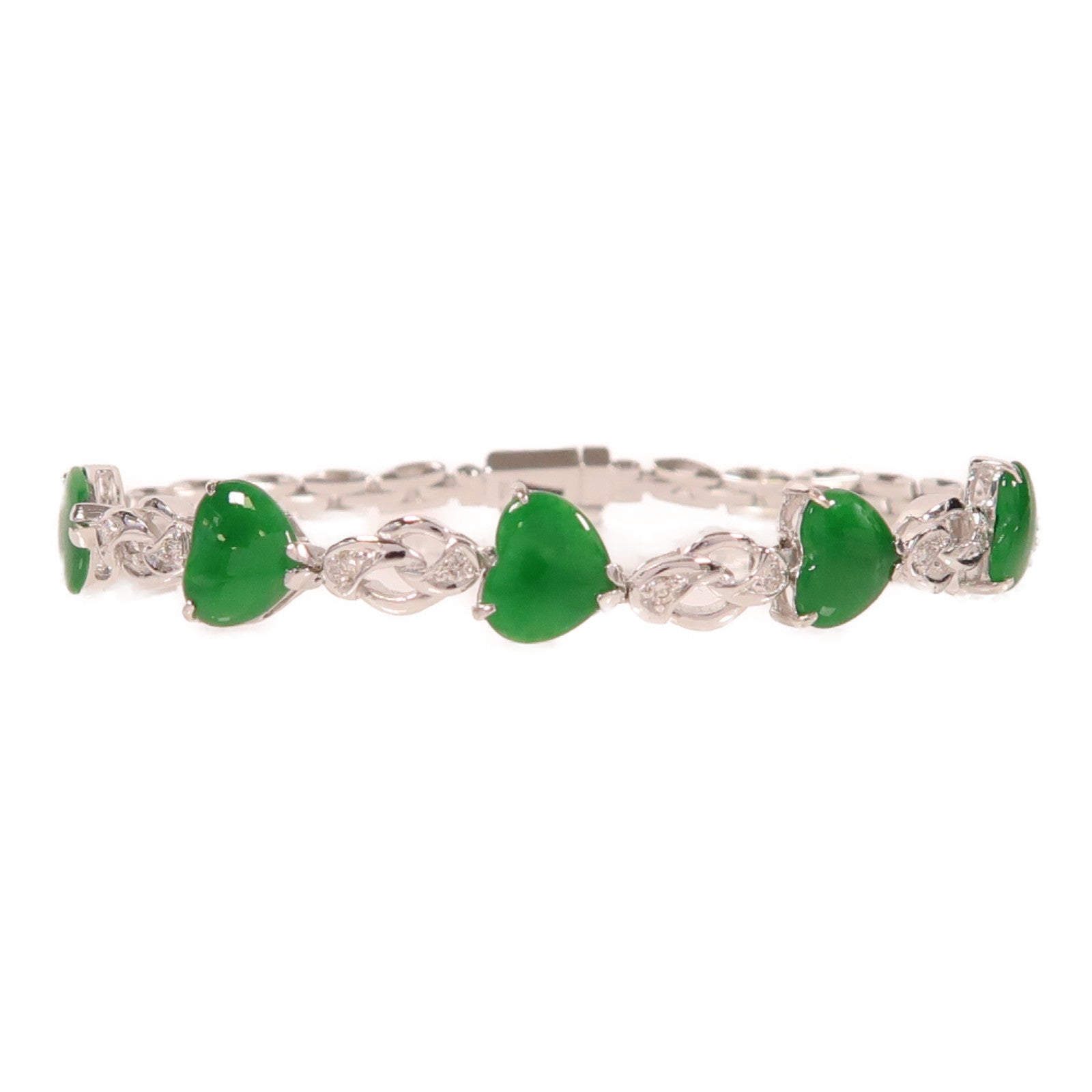 JEWELRY 18K白金Jade Bracelet手鏈