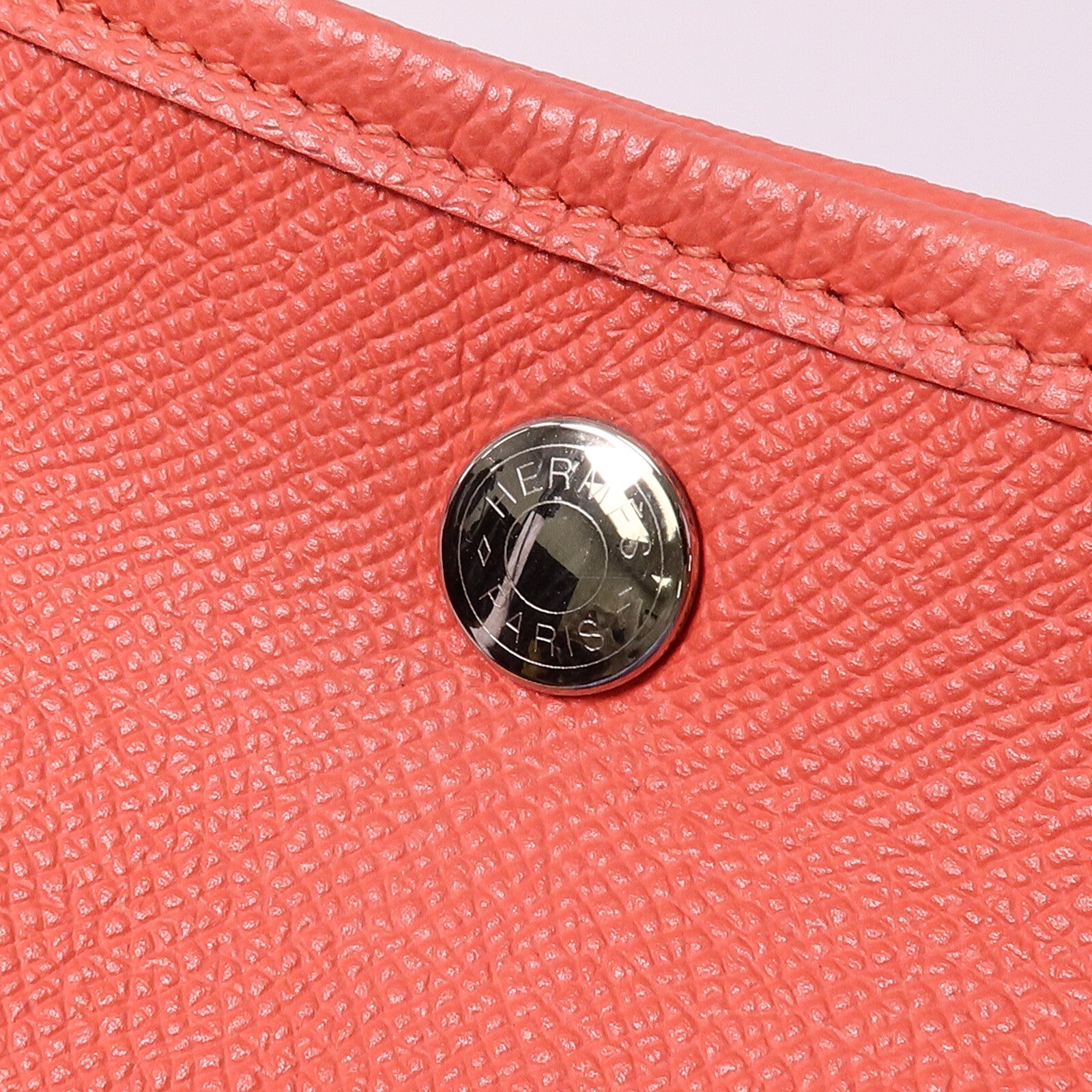 HERMES Epsom皮革Garden Party PM手挽袋Rose Jaipur