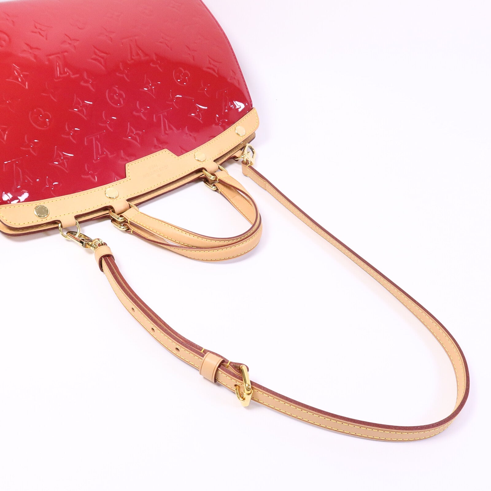 LOUIS VUITTON Monogram Vernis Brea MM手挽袋