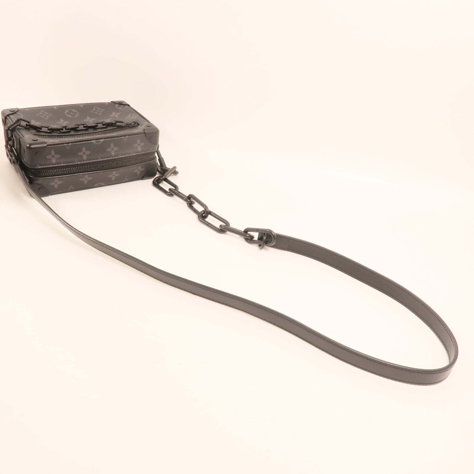 LOUIS VUITTON Monogram Eclipse Mini Soft Trunk肩背袋