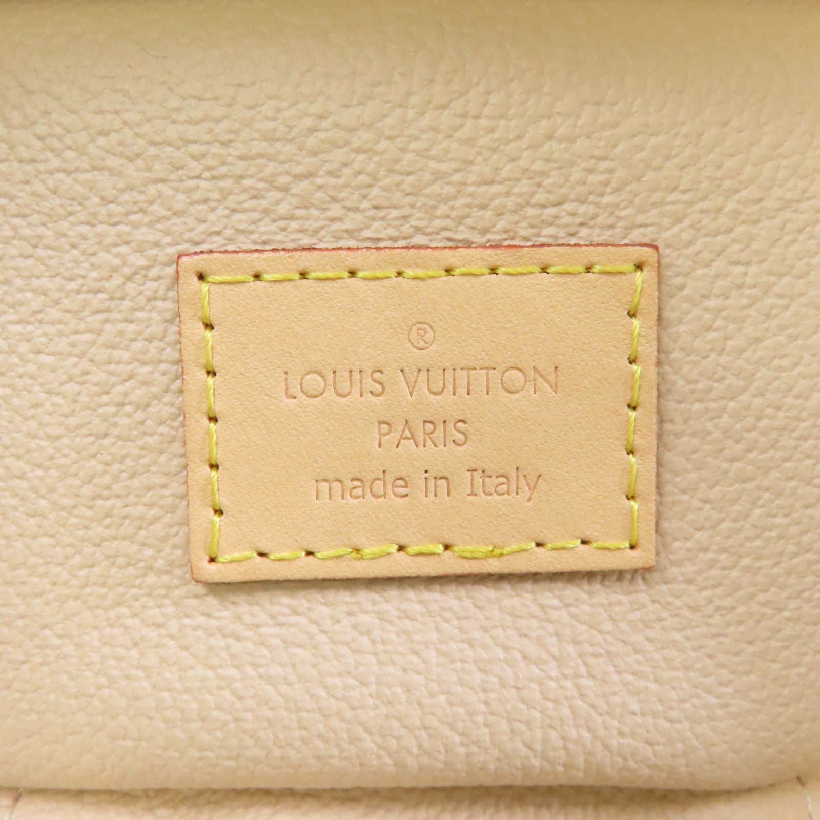 LOUIS VUITTON Monogram Nice Nano金扣手挽袋棕色
