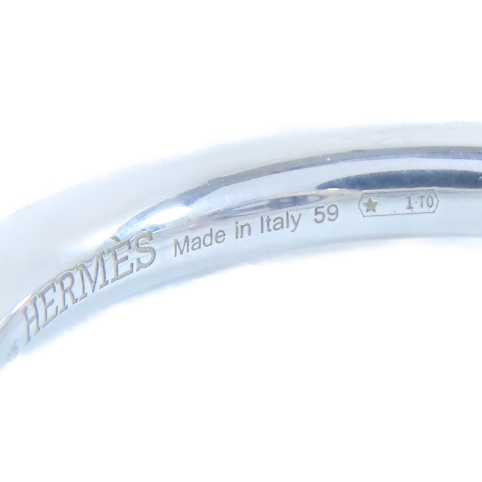 HERMES 925純銀Echappee Ring戒指US#8.75