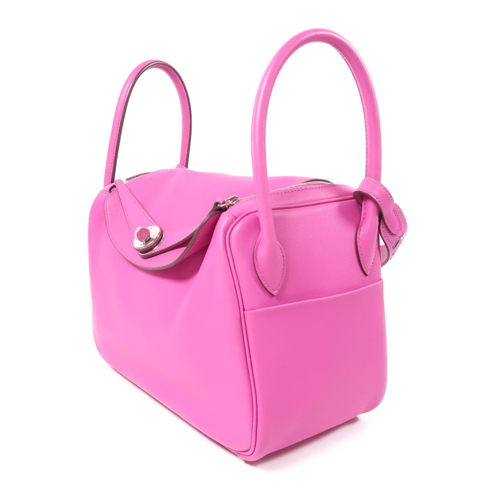 HERMES Swift皮革Lindy 26銀扣手挽肩背兩用袋