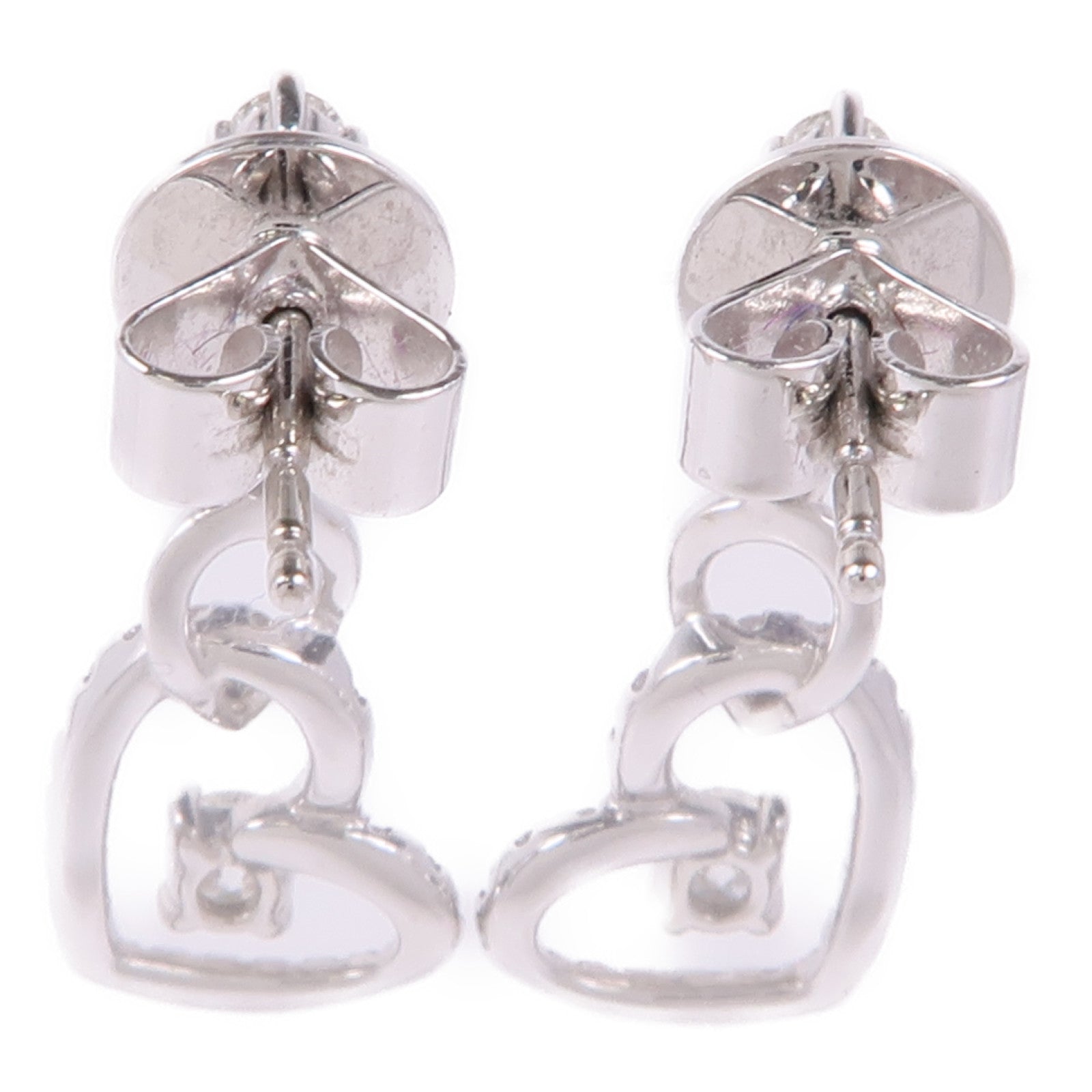 JEWELRY (PRICE DOWN) Diamond Earrings 18K White Gold