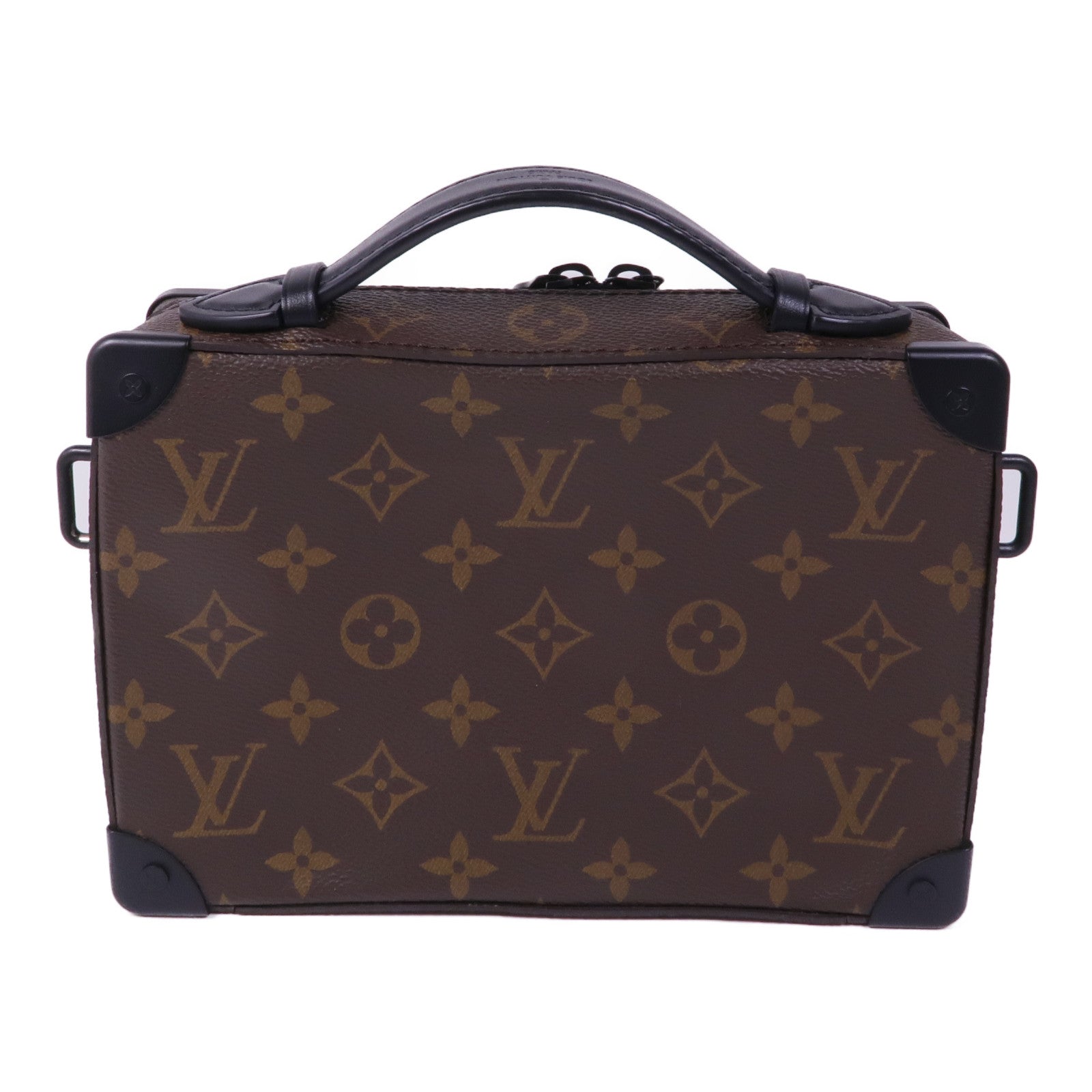 LOUIS VUITTON Monogram Macassar Handle Soft Truck手挽肩背兩用袋