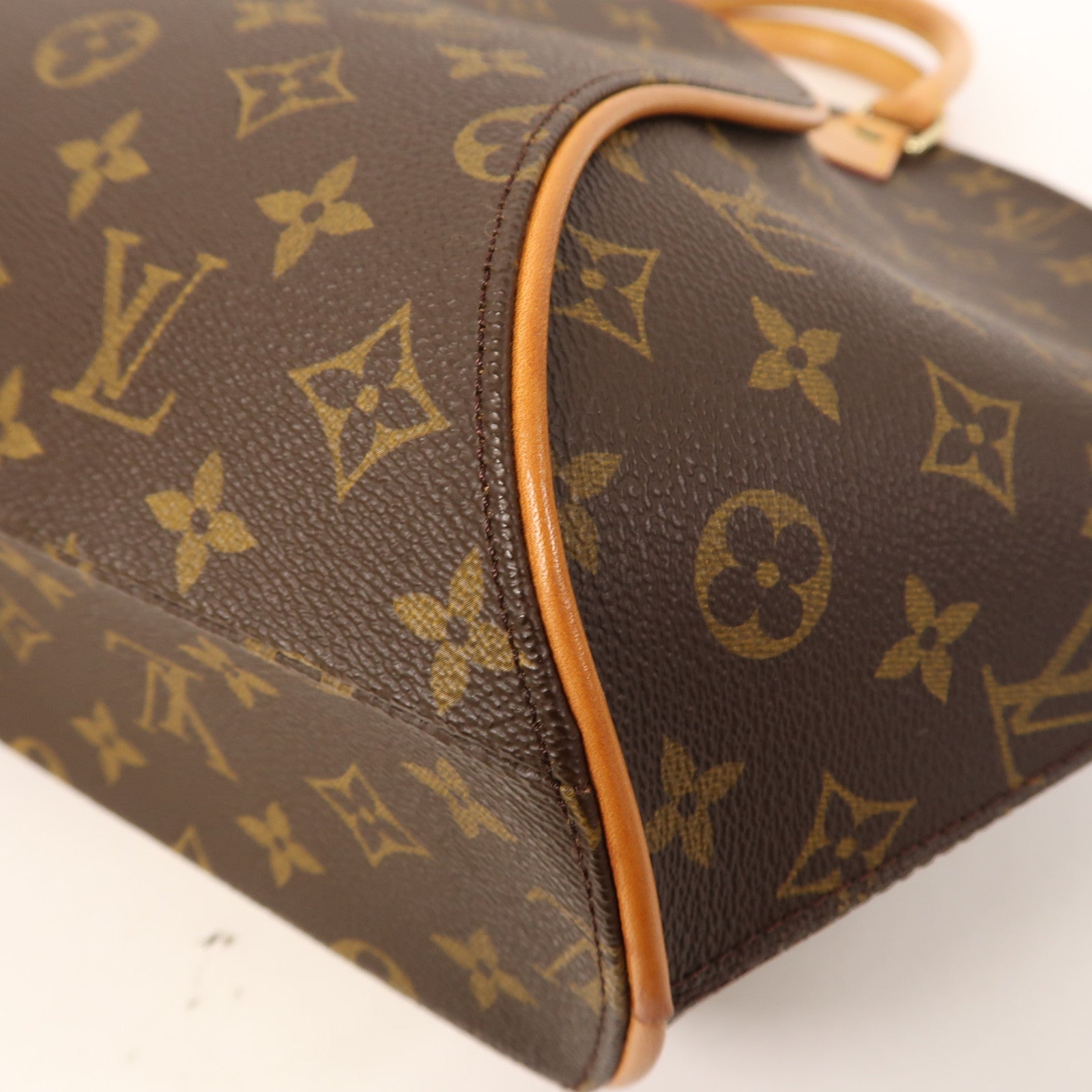 LOUIS VUITTON 【激減優惠】Monogram Ellipse MM金扣手挽袋啡色