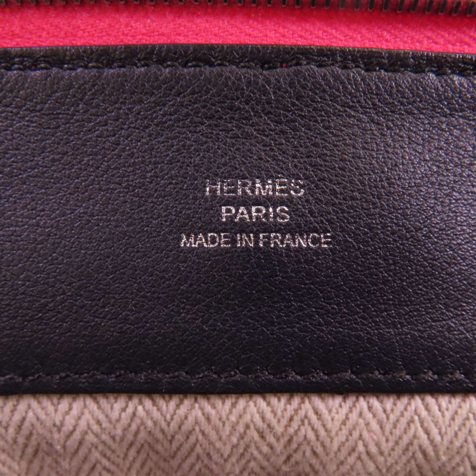 HERMES Swift皮革Touboyu GM Pouch銀扣手拿包