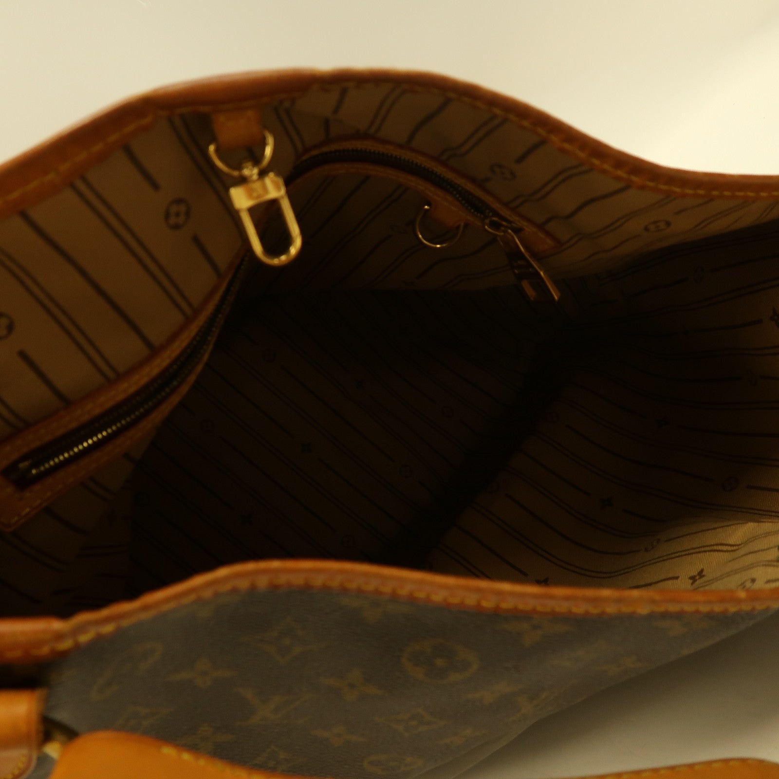 LOUIS VUITTON 【激減優惠】Monogram Delightful MM金扣肩背袋啡色