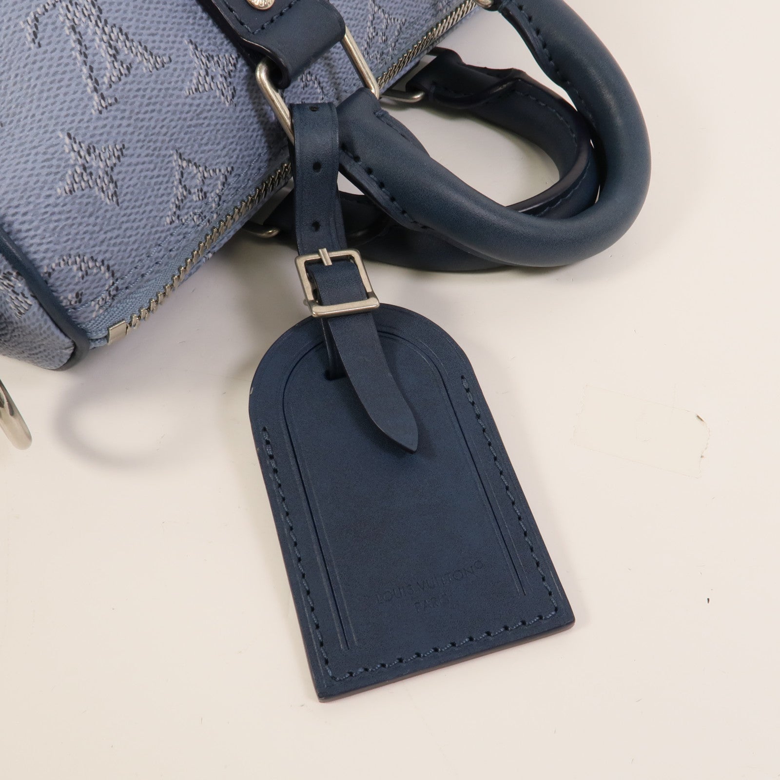 LOUIS VUITTON Monogram Heritage Keepall Bandouliere 25銀扣手挽肩背兩用袋