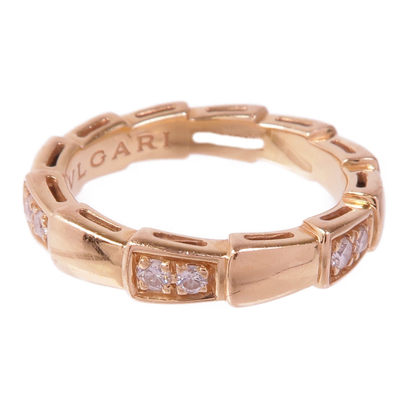 BVLGARI 【激減優惠】18K玫瑰金Ring戒指US#4.25/BVLGARI#47
