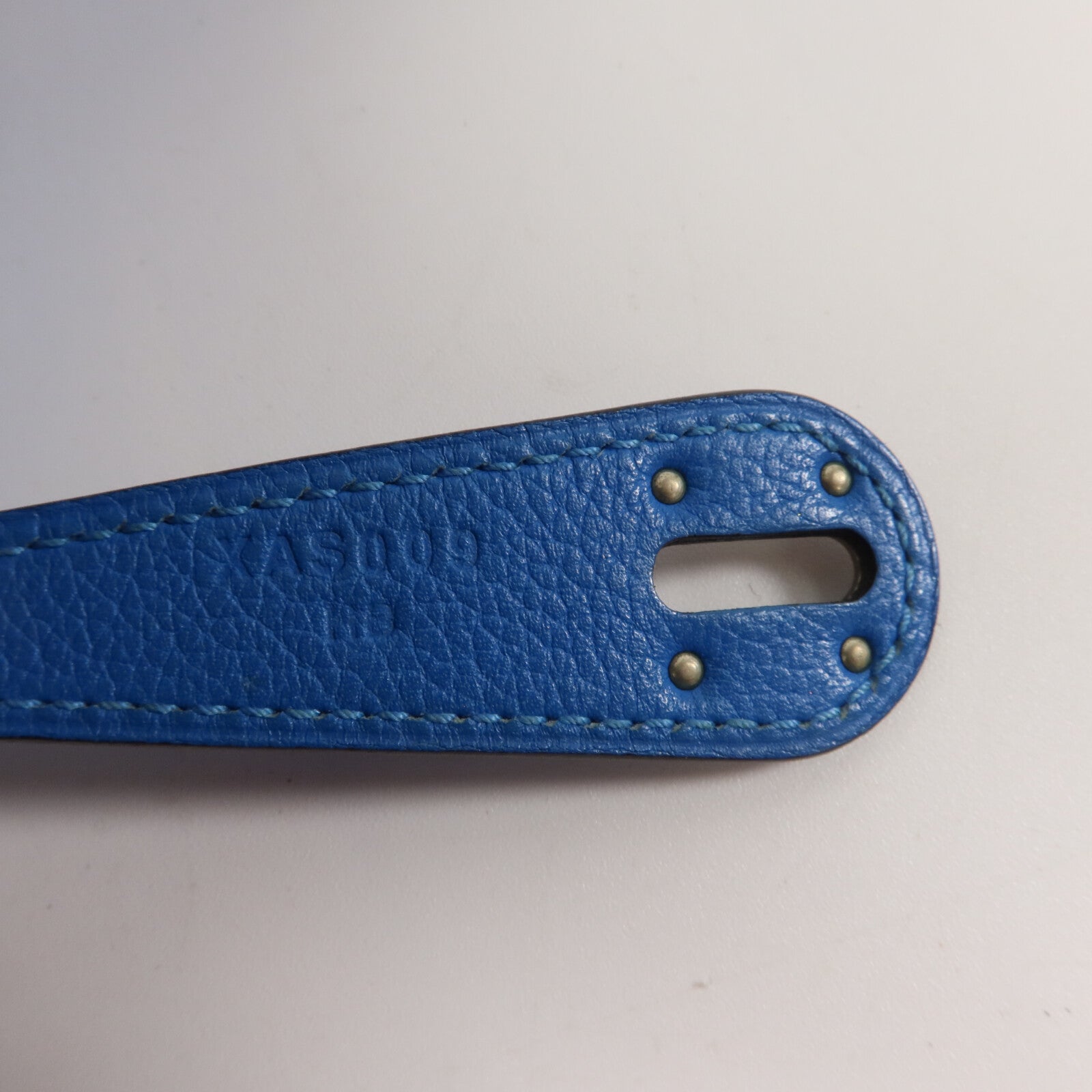 HERMES Evercolor皮革Lindy 26手挽肩背兩用袋Bleu Hydra