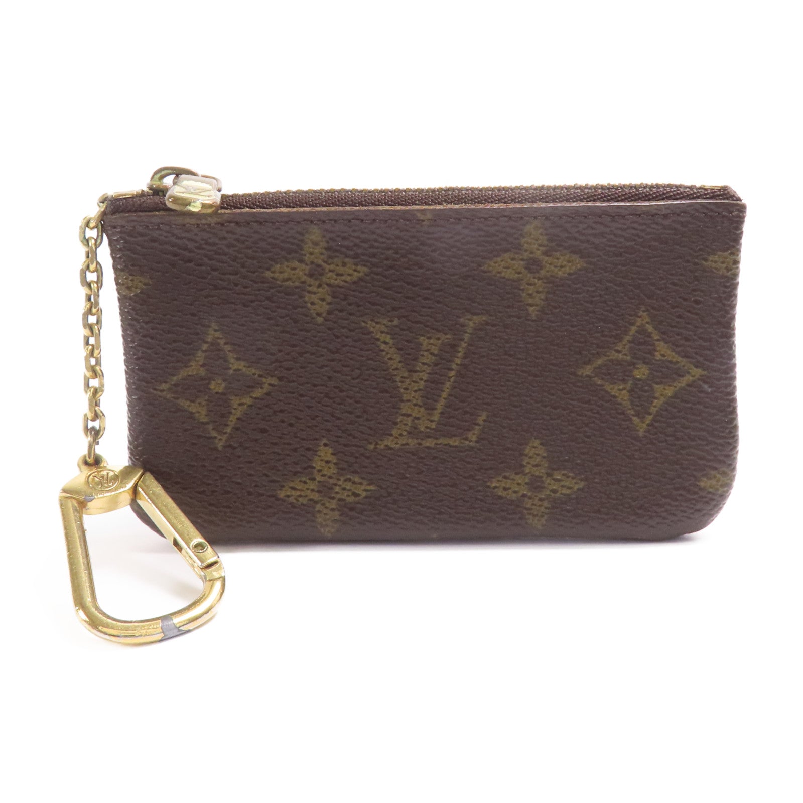 LOUIS VUITTON Monogram Key Pouch金扣鎖匙包