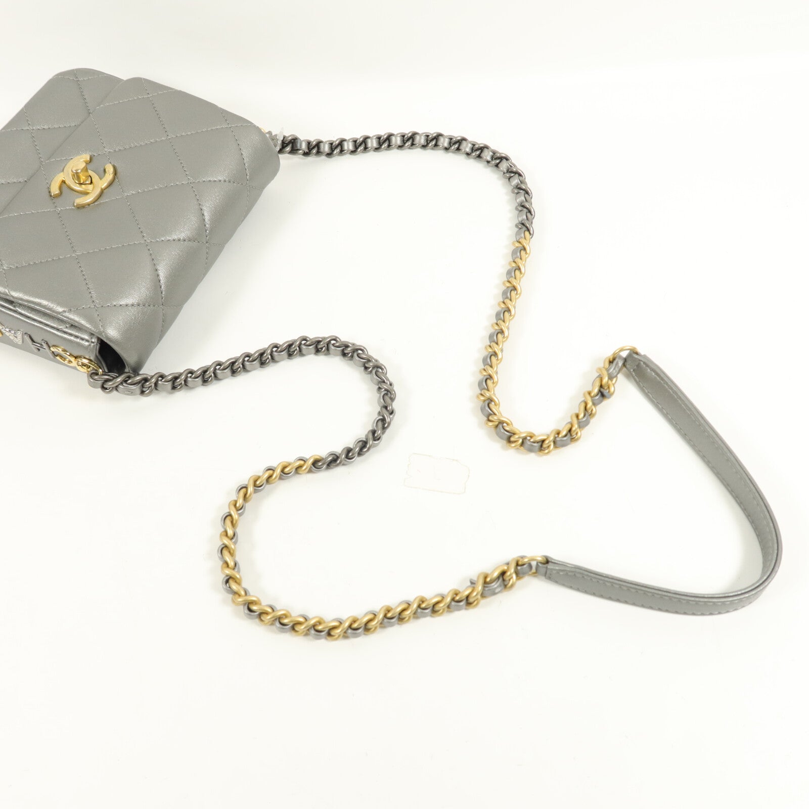 CHANEL 牛皮皮革Chain Shoulder鏈帶肩背袋