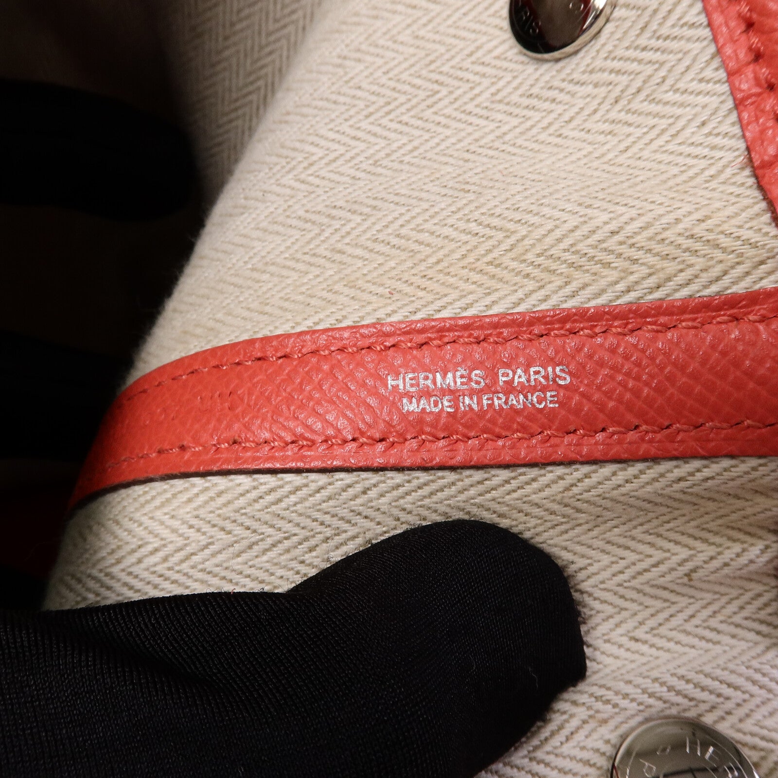 HERMES Epsom皮革Garden Party PM手挽袋Rose Jaipur
