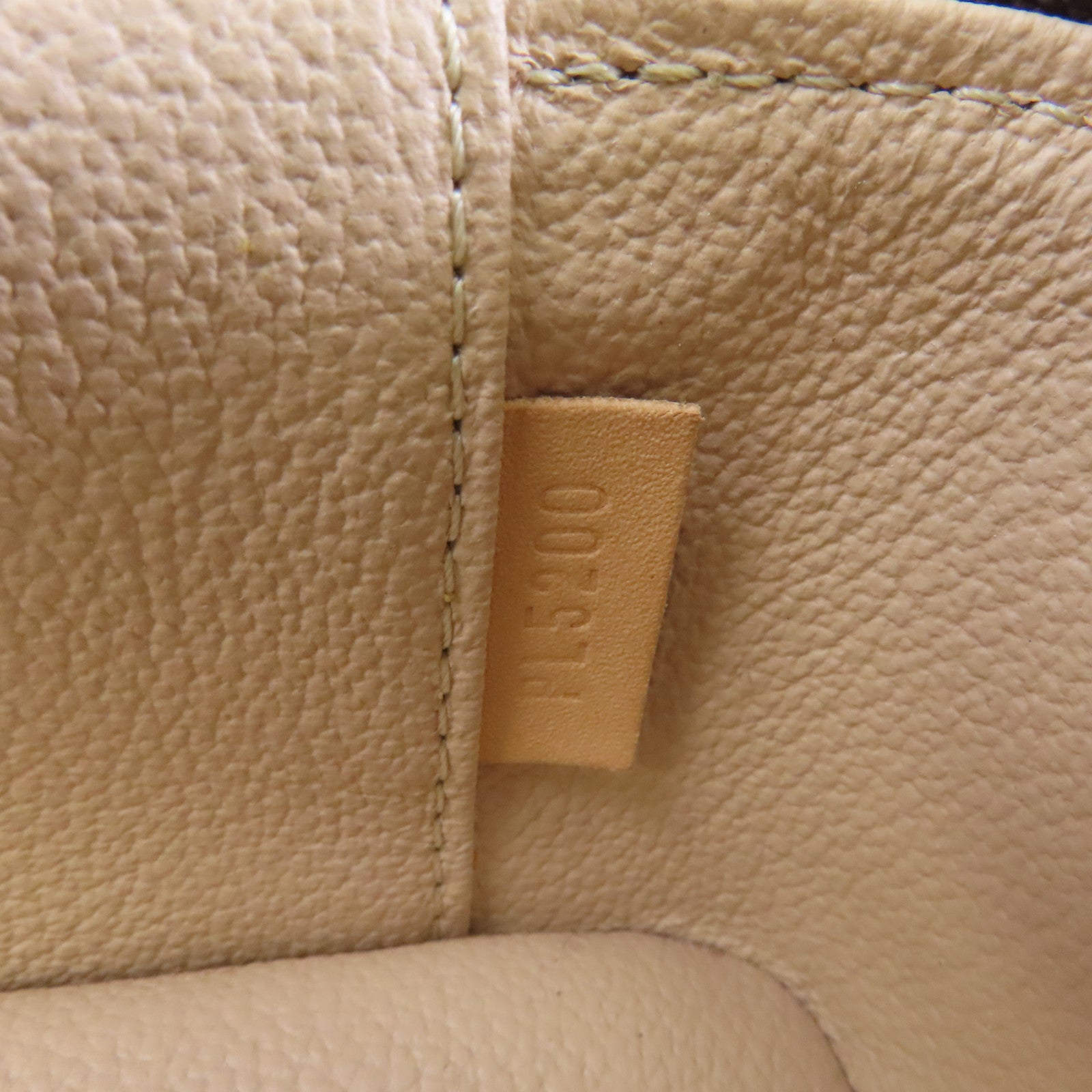 LOUIS VUITTON Monogram Nice Nano金扣手挽袋棕色