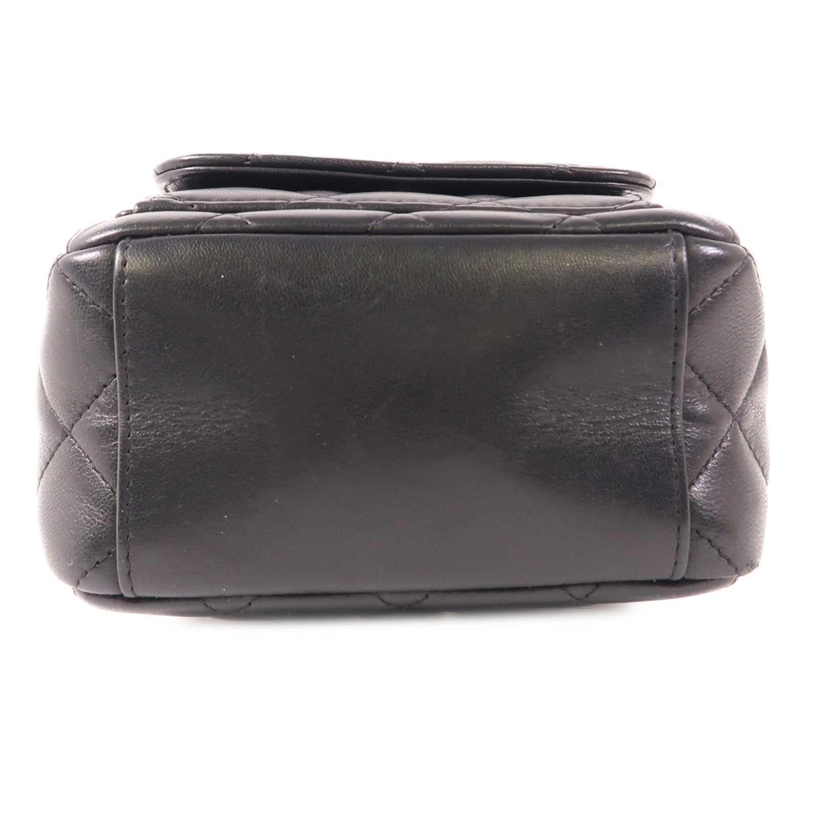 CHANEL 羊皮皮革Mini Backpack金扣背包