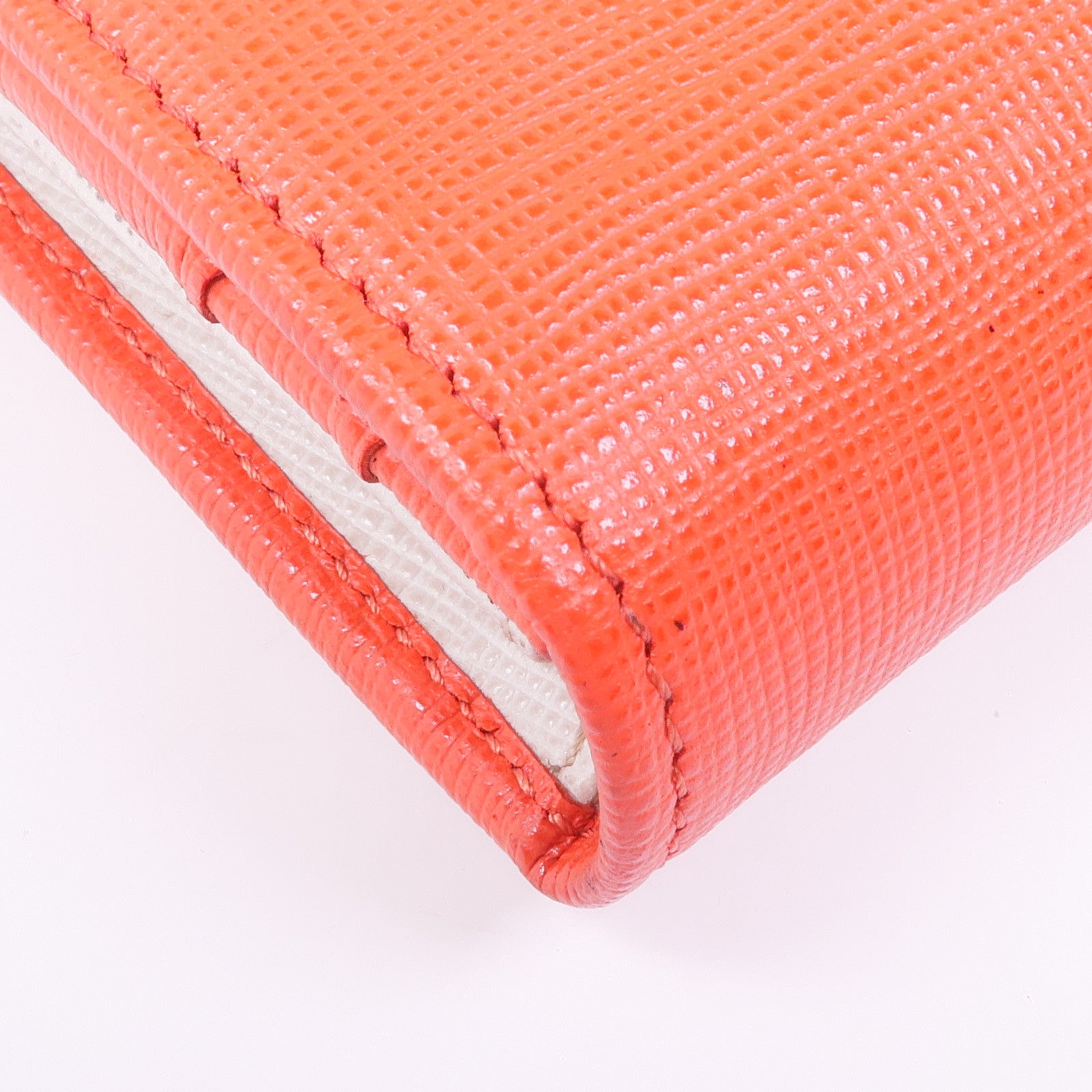 FENDI 皮革Long Wallet銀扣長錢包