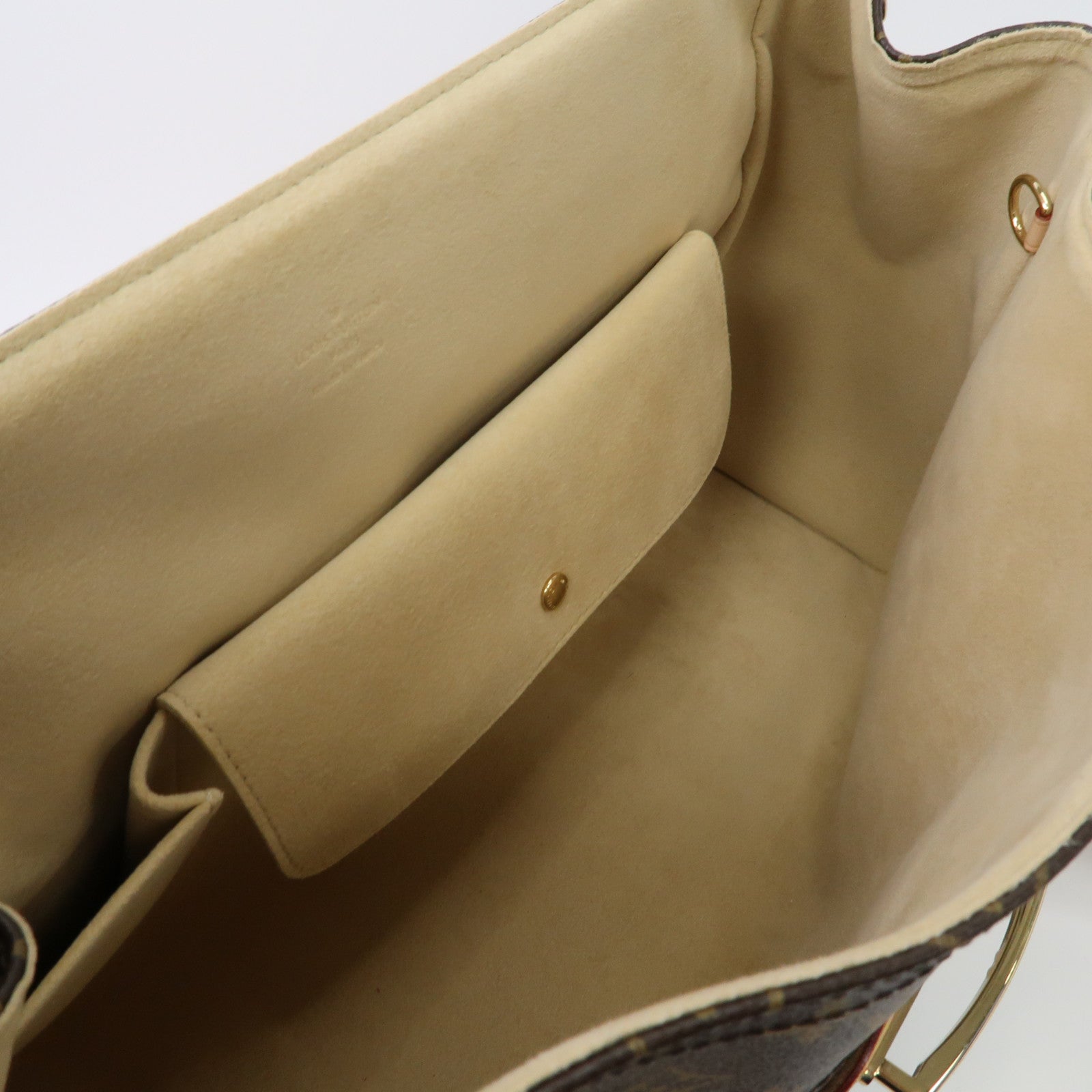 LOUIS VUITTON Monogram Beverly GM金扣肩背袋啡色