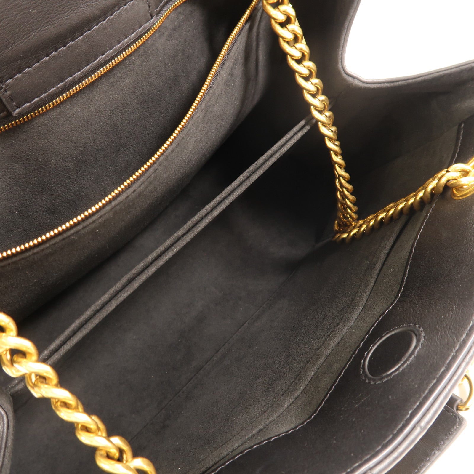 LOUIS VUITTON 牛皮皮革New Wave Chain Tote金扣鏈帶肩背袋