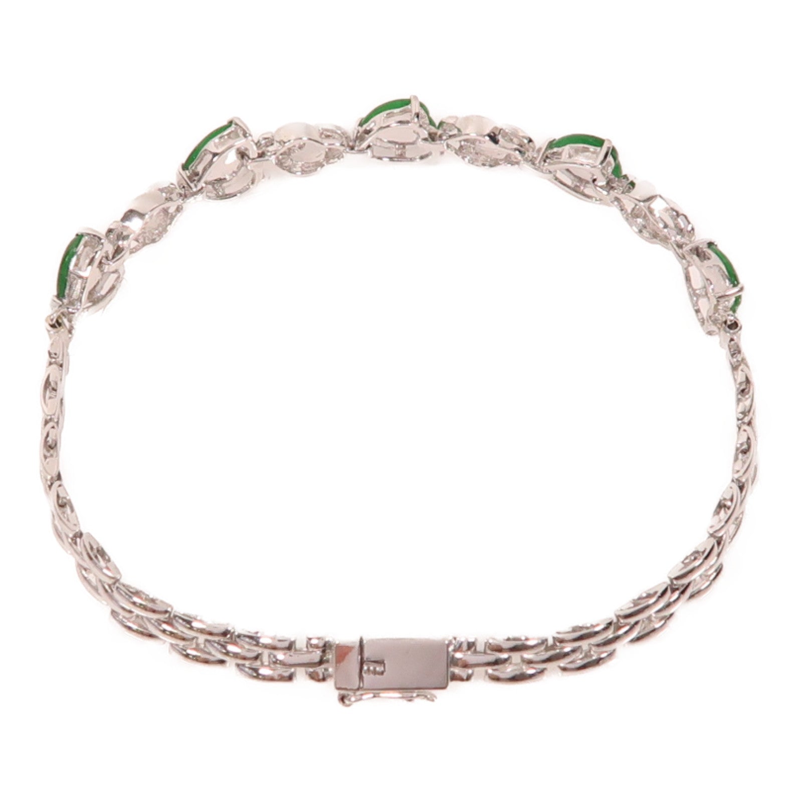 JEWELRY 18K白金Jade Bracelet手鏈