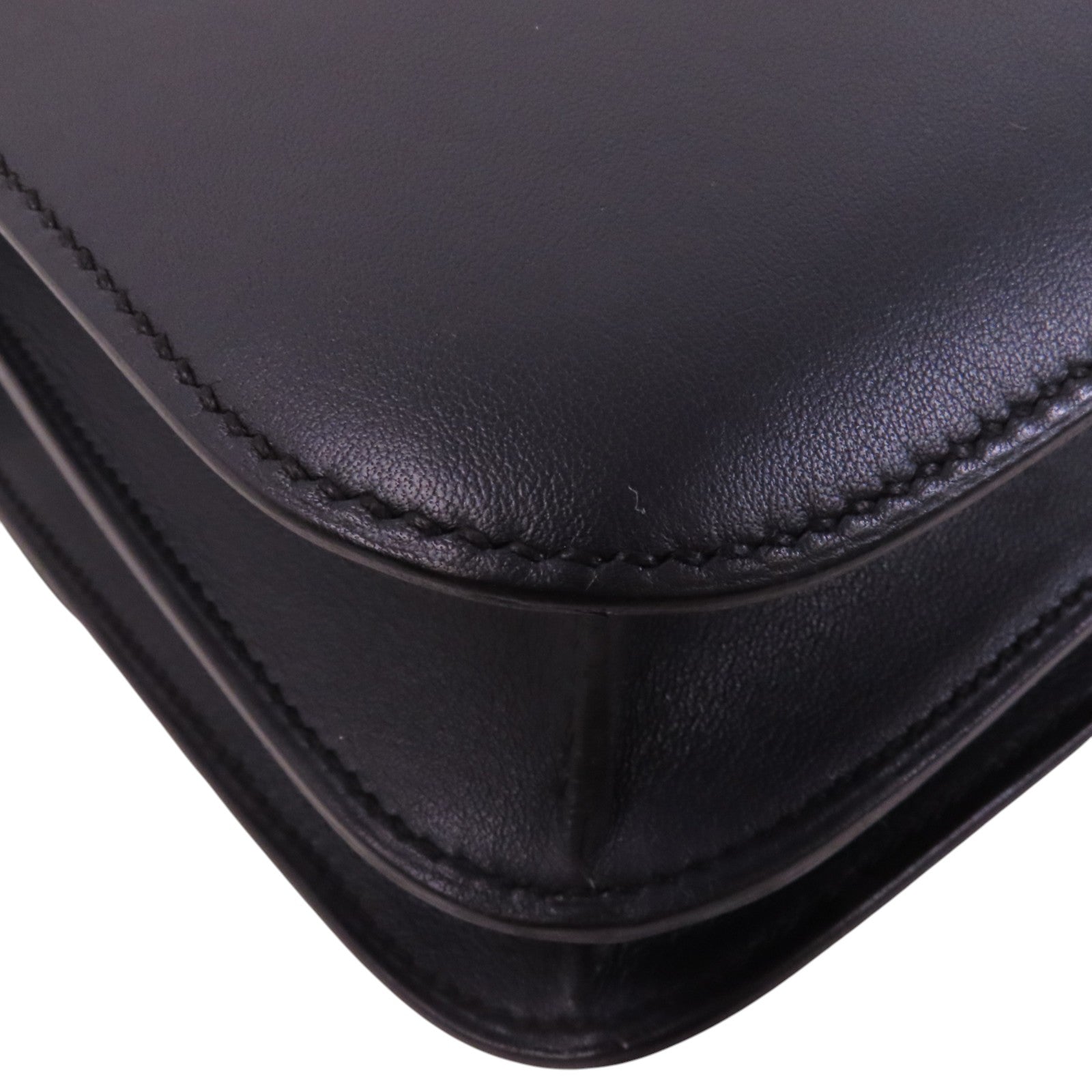 HERMES Evercolor皮革Constance 24金扣肩背袋