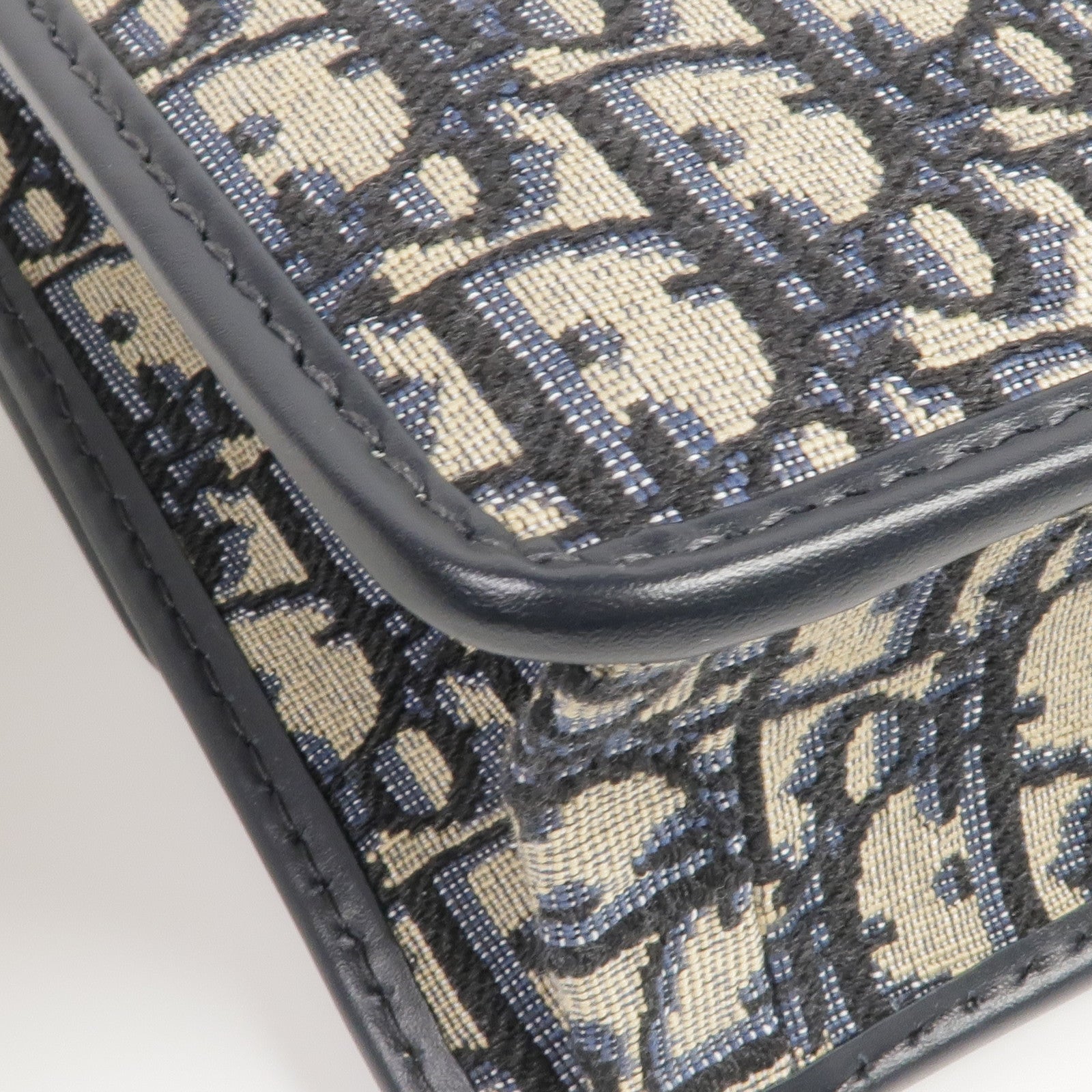 Dior 帆布Oblique 30 Montaigne金扣肩背袋