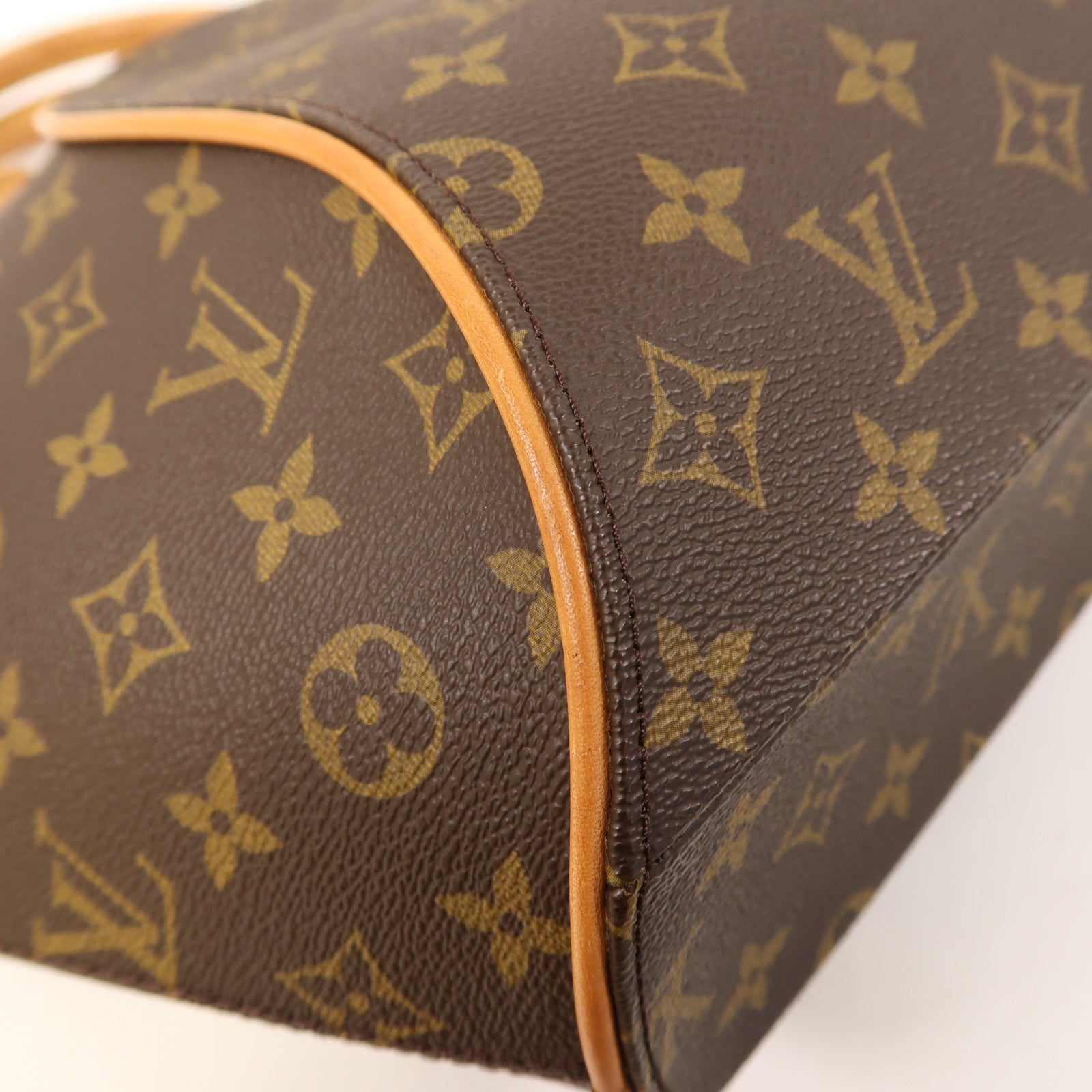 LOUIS VUITTON 【激減優惠】Monogram Ellipse MM金扣手挽袋啡色