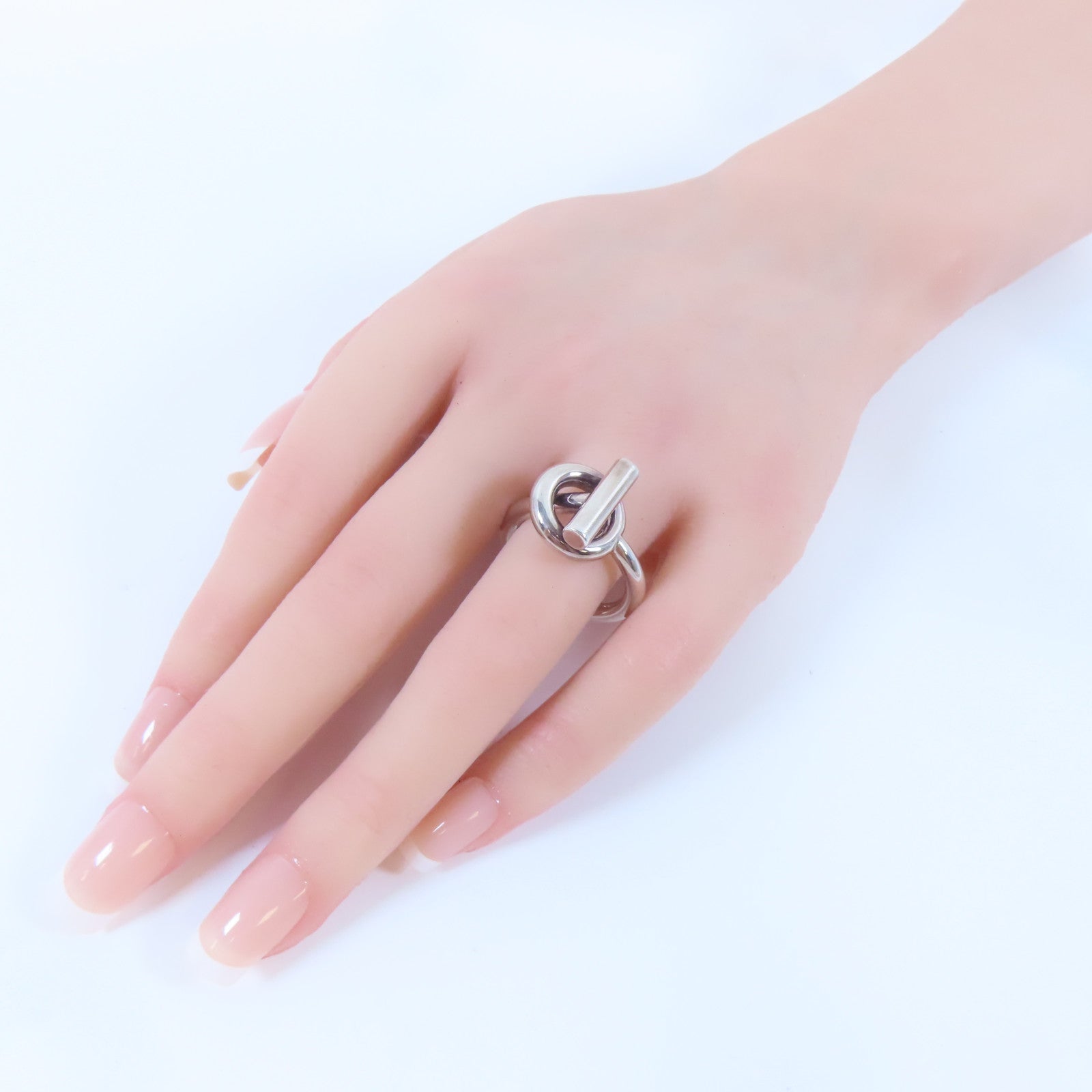 HERMES 925純銀Echappee Ring戒指US#8.75