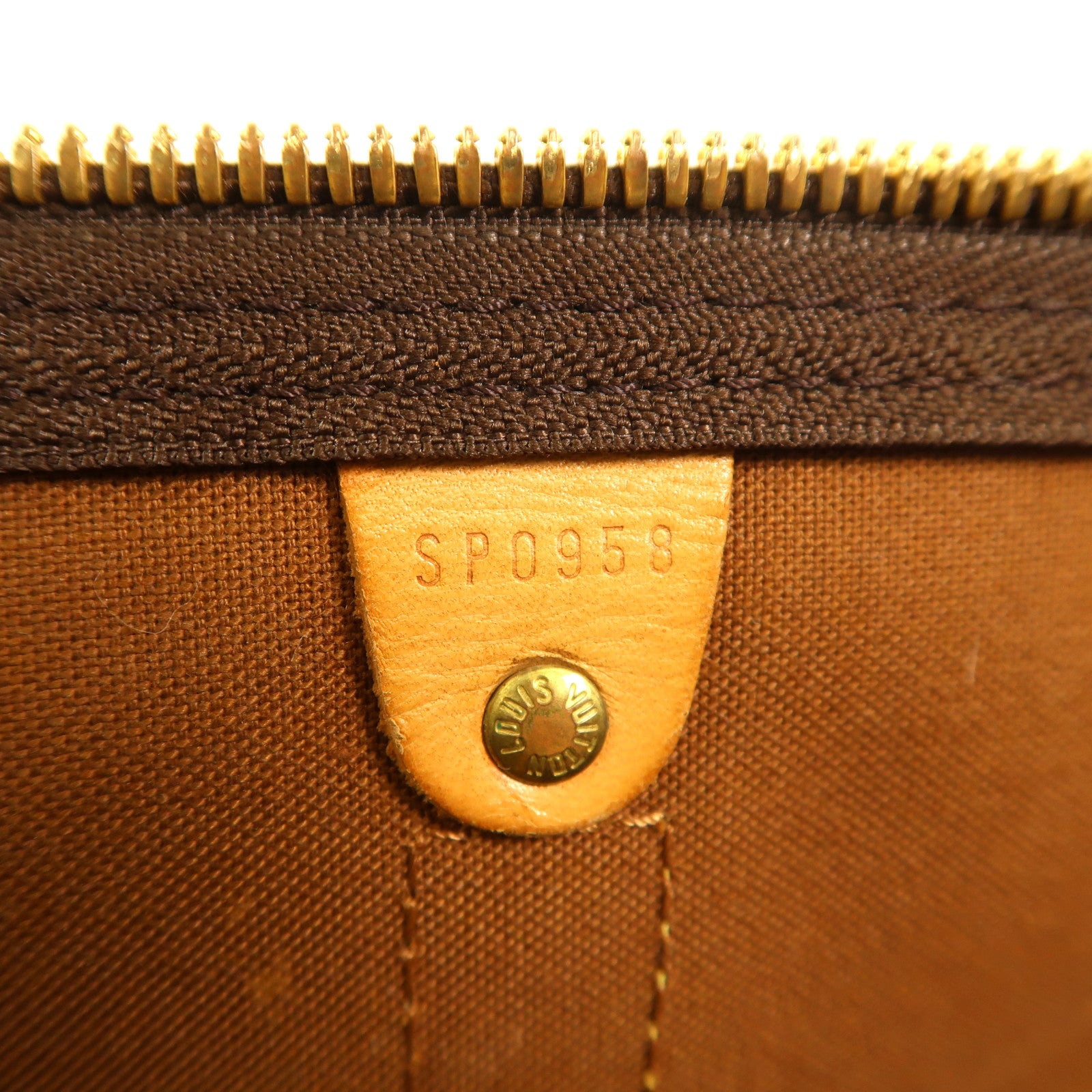 LOUIS VUITTON Monogram Keepall 50金扣手挽袋