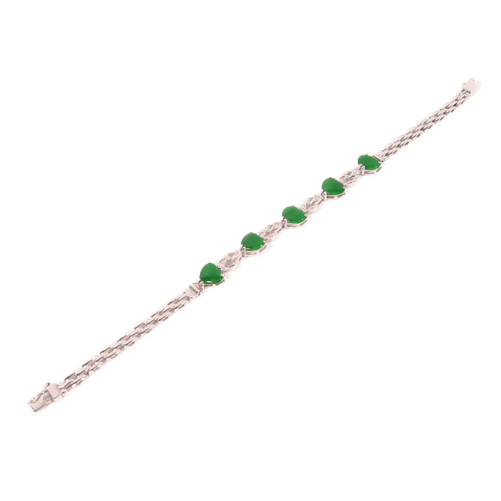 JEWELRY 18K白金Jade Bracelet手鏈