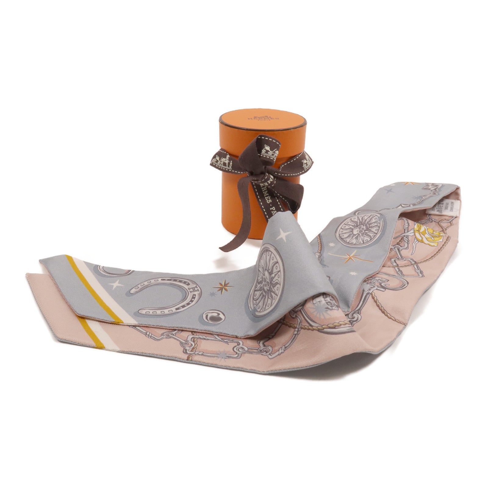 HERMES 絲質Twilly絲巾