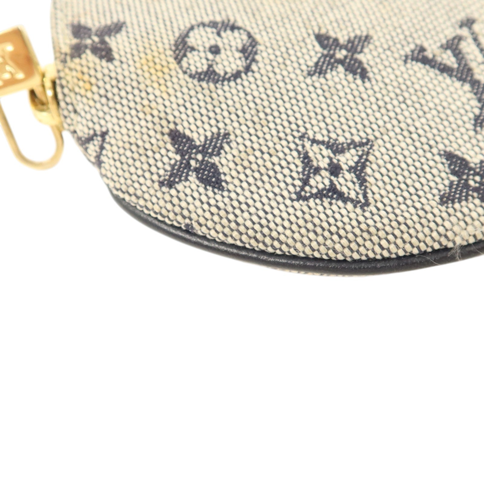 LOUIS VUITTON Monogram Mini Coin Purse金扣零錢包