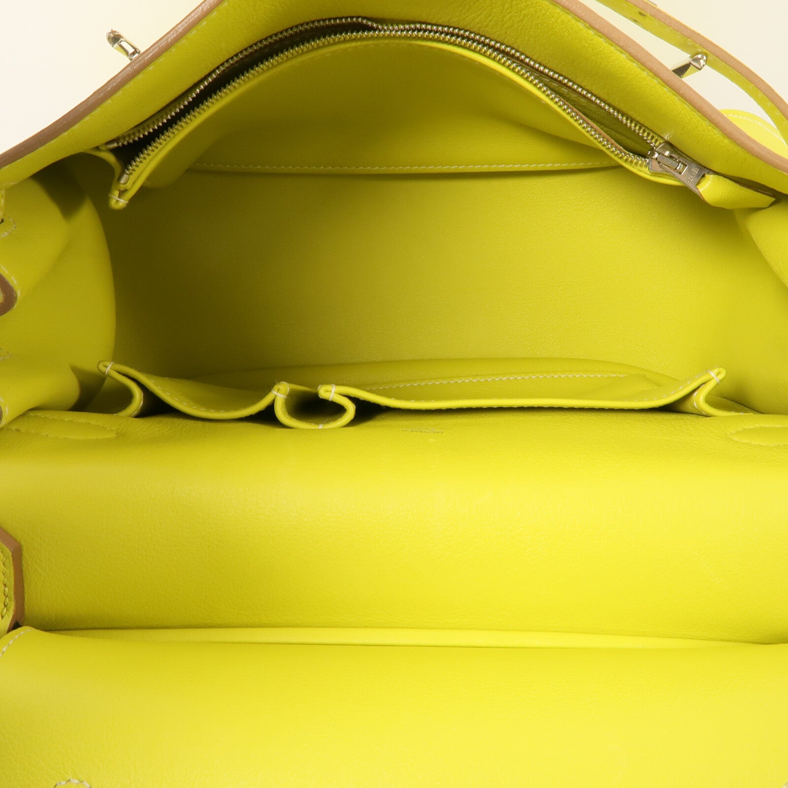 HERMES Swift皮革Jypsiere 28肩背袋Lime