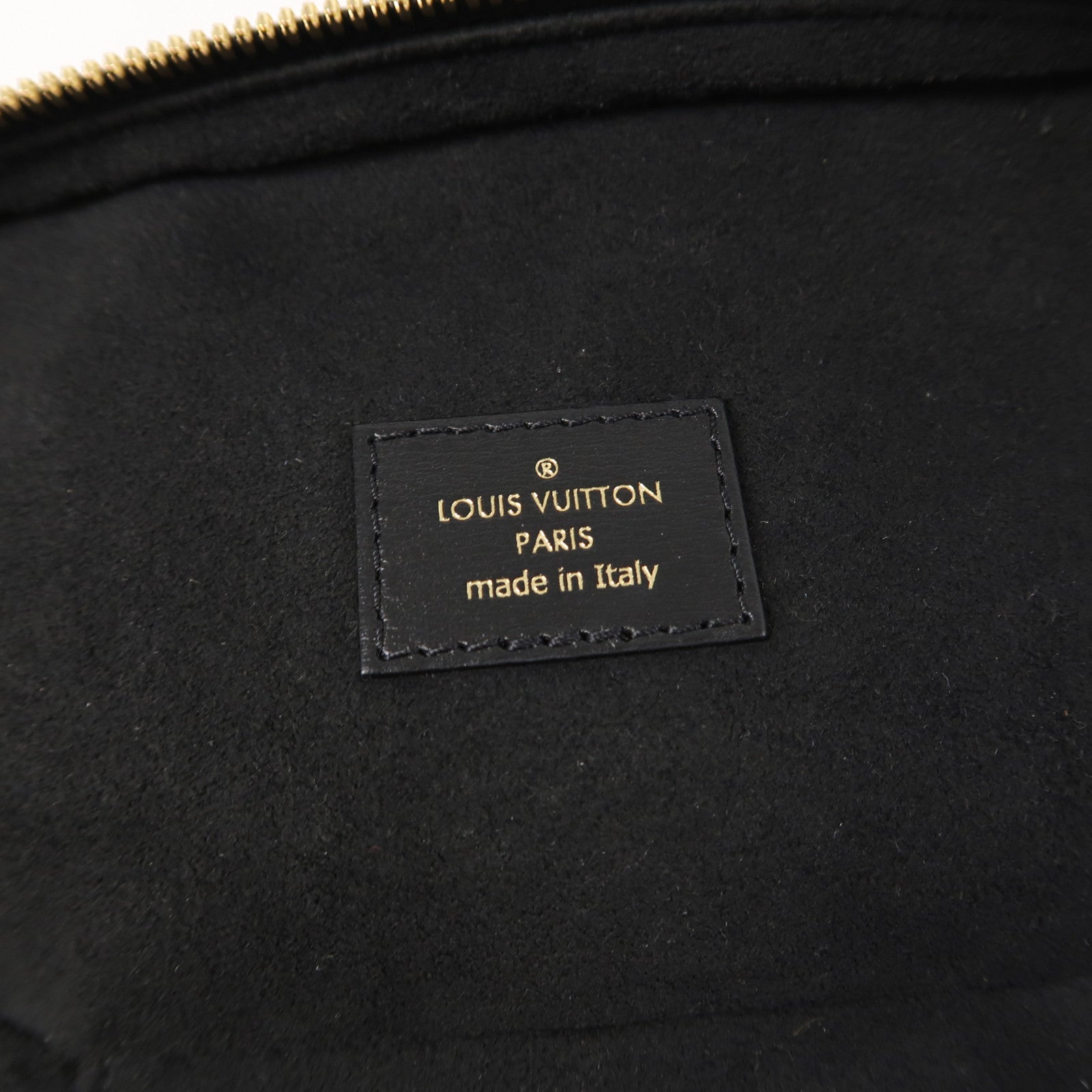 LOUIS VUITTON Monogram Ink Vanity PM金扣手挽肩背兩用袋黑色