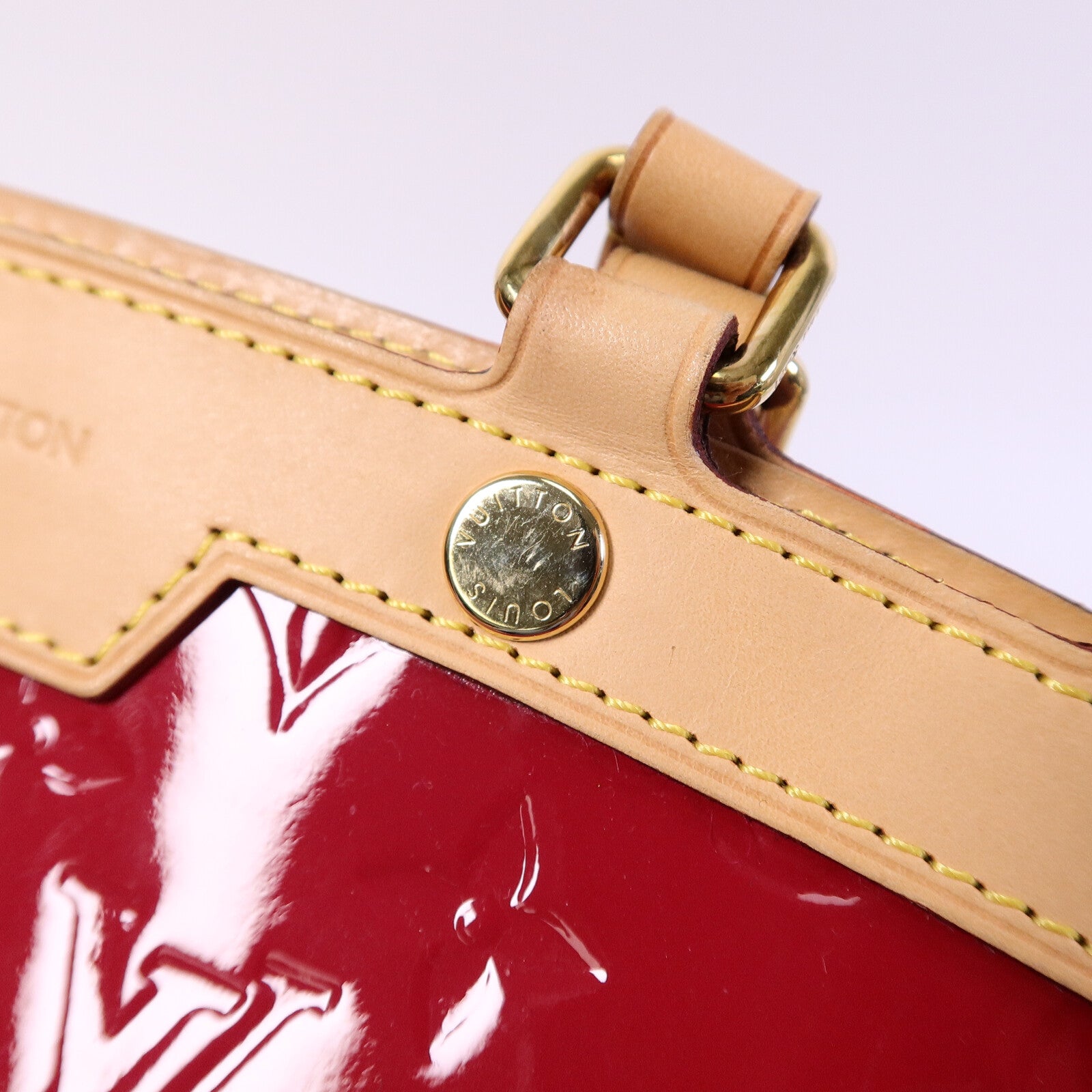 LOUIS VUITTON Monogram Vernis Brea MM手挽袋