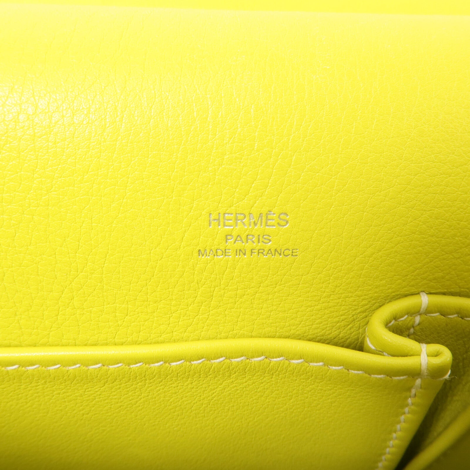 HERMES Swift皮革Jypsiere 28肩背袋Lime