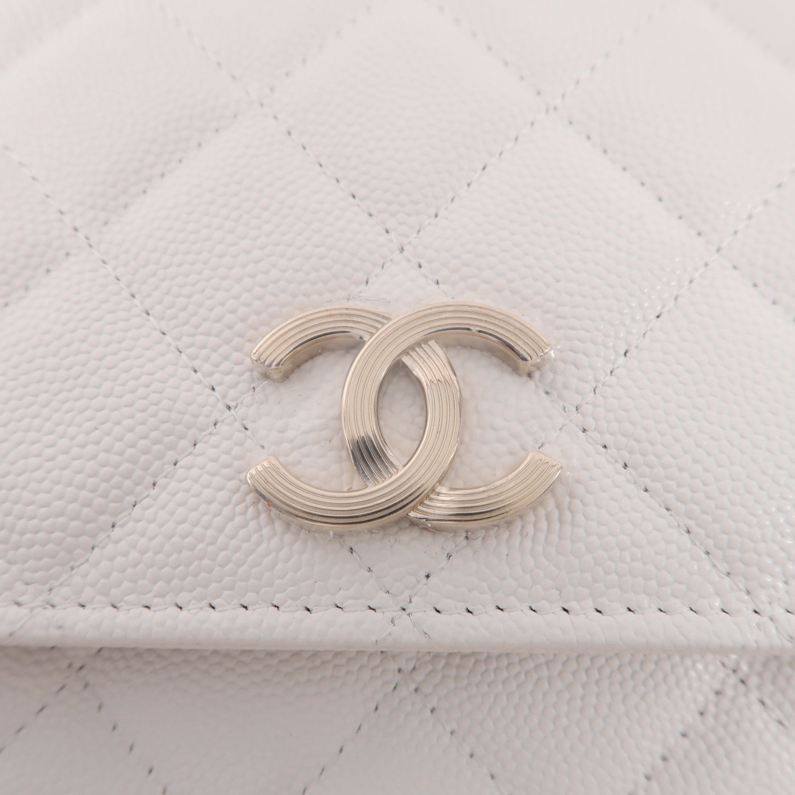 CHANEL 牛皮皮革WOC Wallet On Chain金扣鏈帶肩背袋