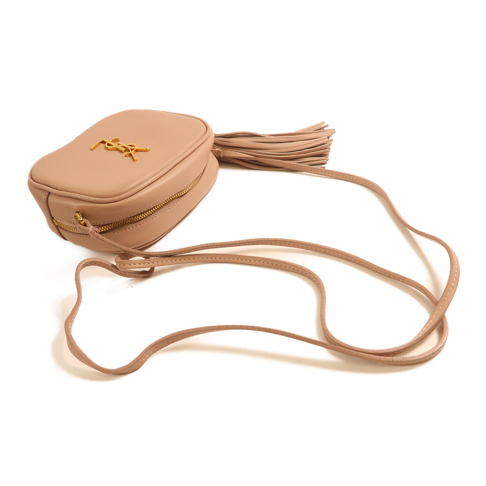 SAINT LAURENT 牛皮皮革Shoulder Bag金扣肩背袋