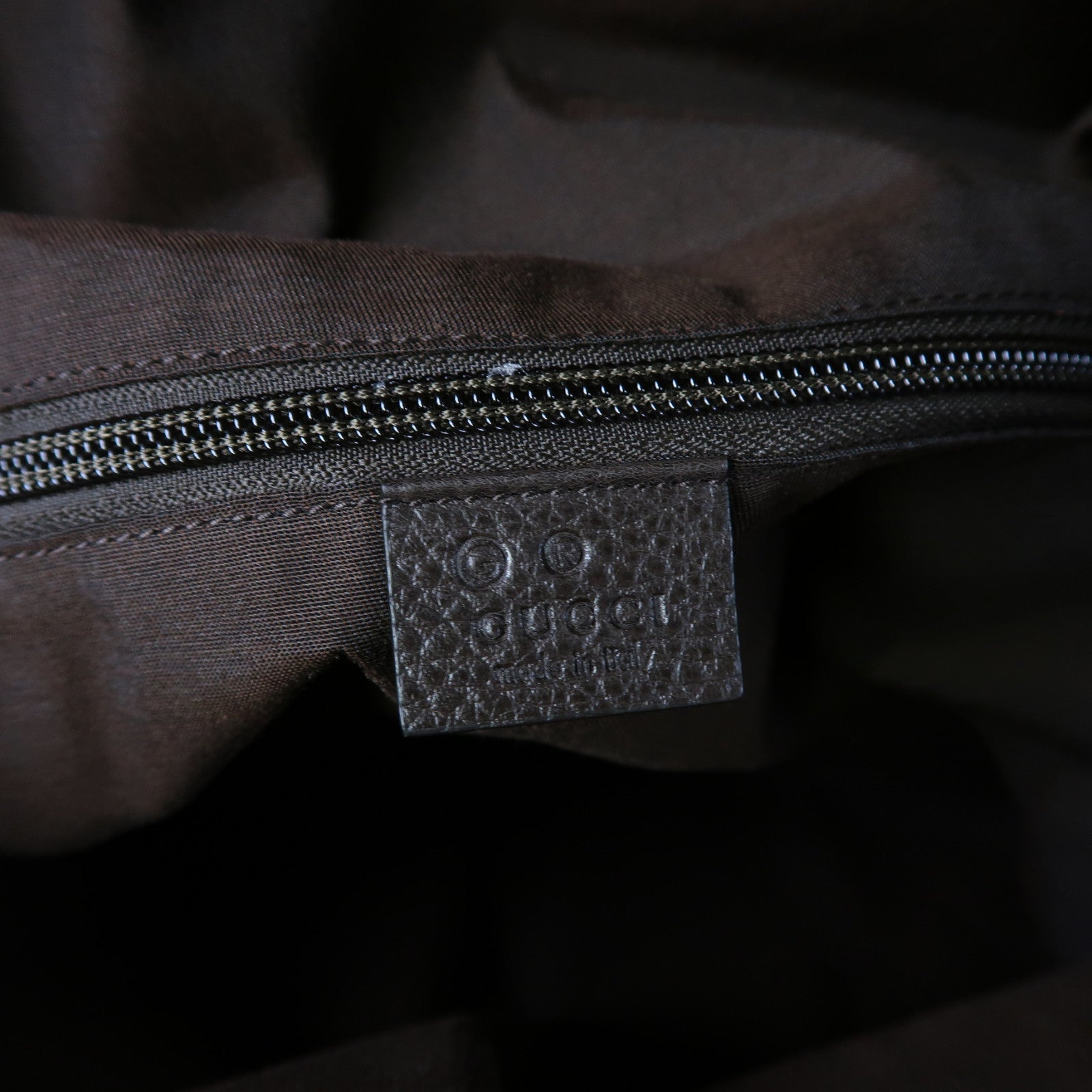 GUCCI PVC Backpack金扣背包啡色
