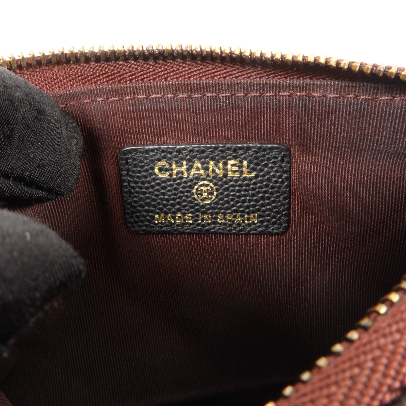 CHANEL 牛皮皮革Classic Small Zipper Pouch