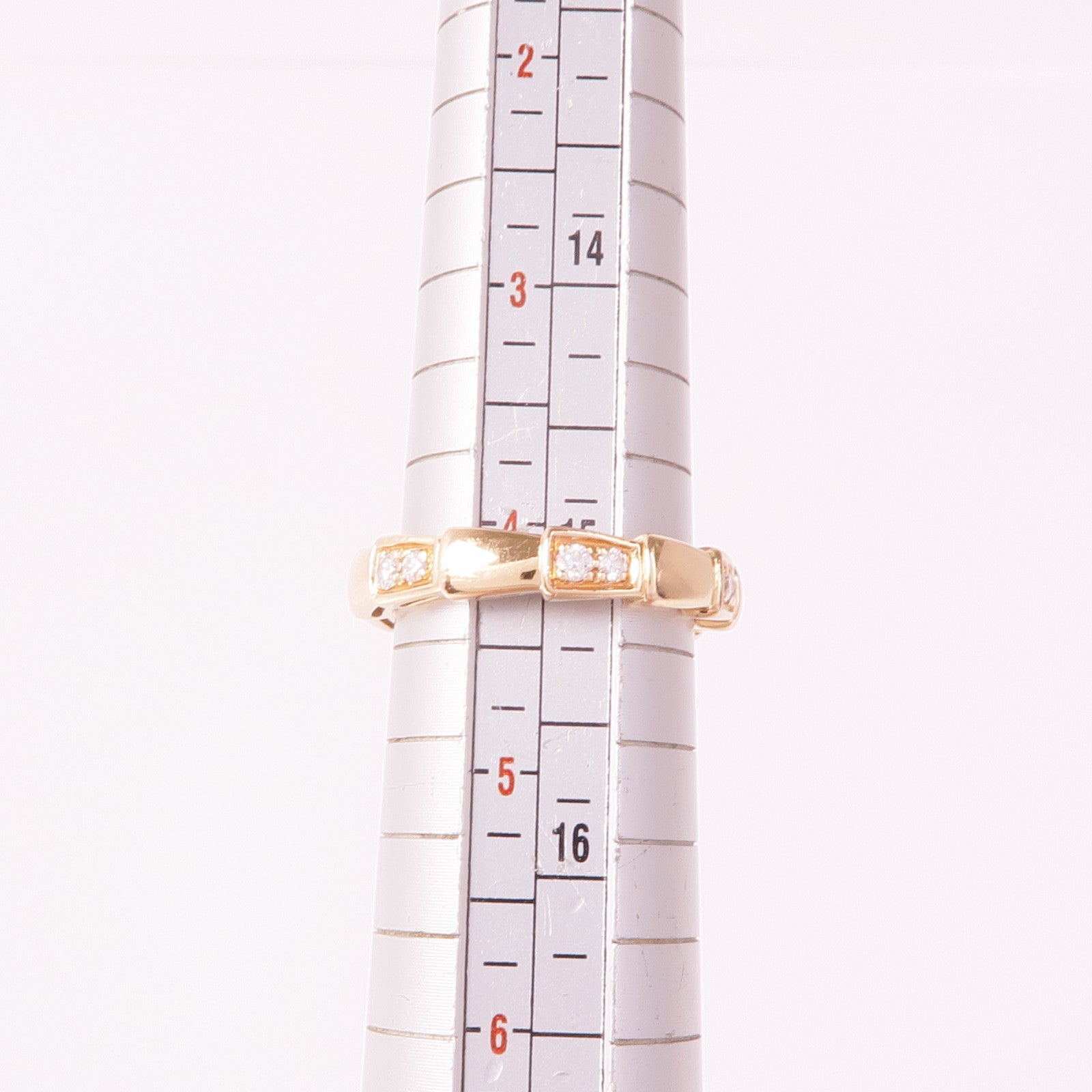 BVLGARI 18K玫瑰金Ring戒指US#4.25/BVLGARI#47